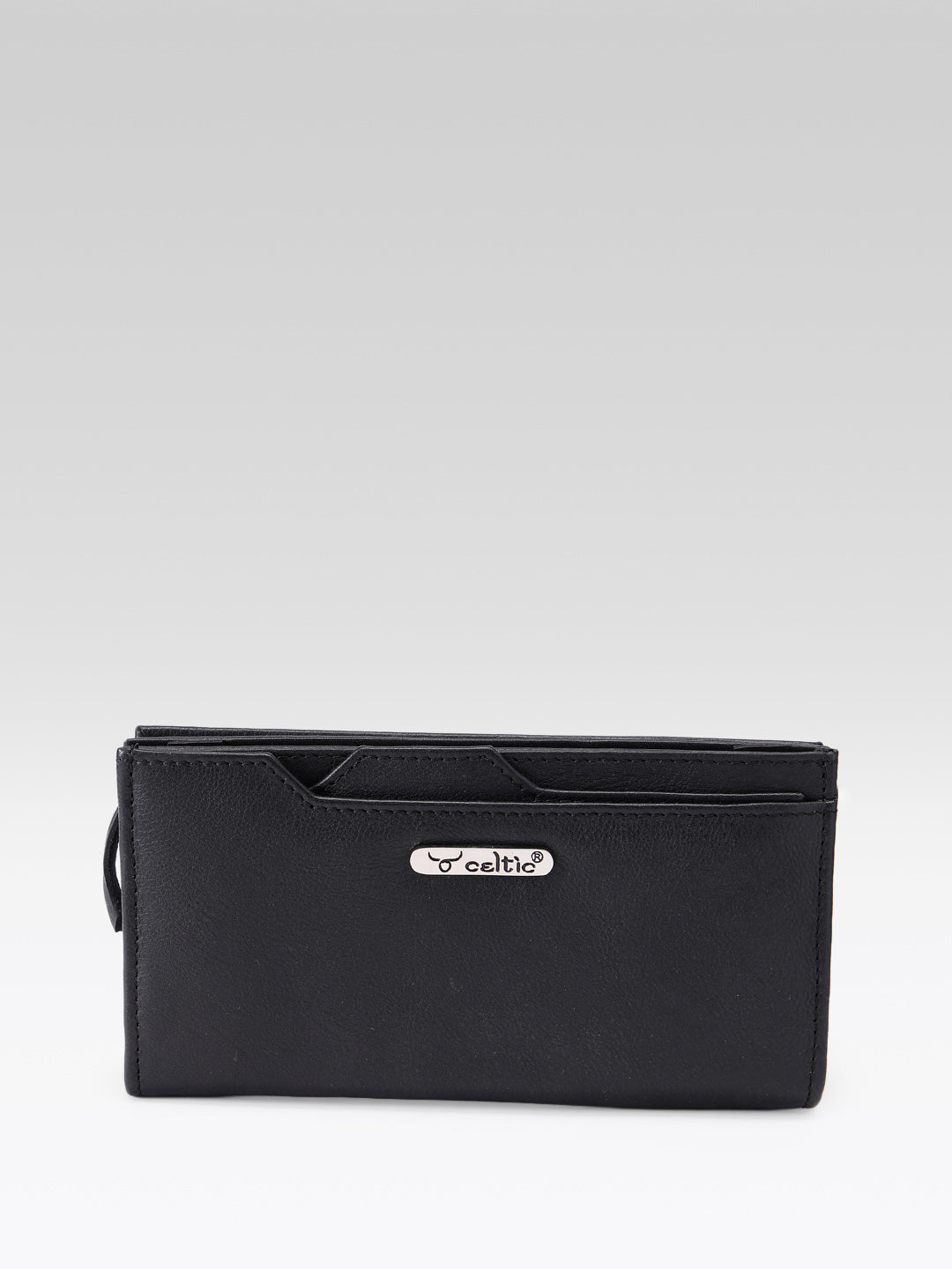 Premium Genuine Leather Long Wallet for Women with Multiple Card Slots & Zip Coin Pocket