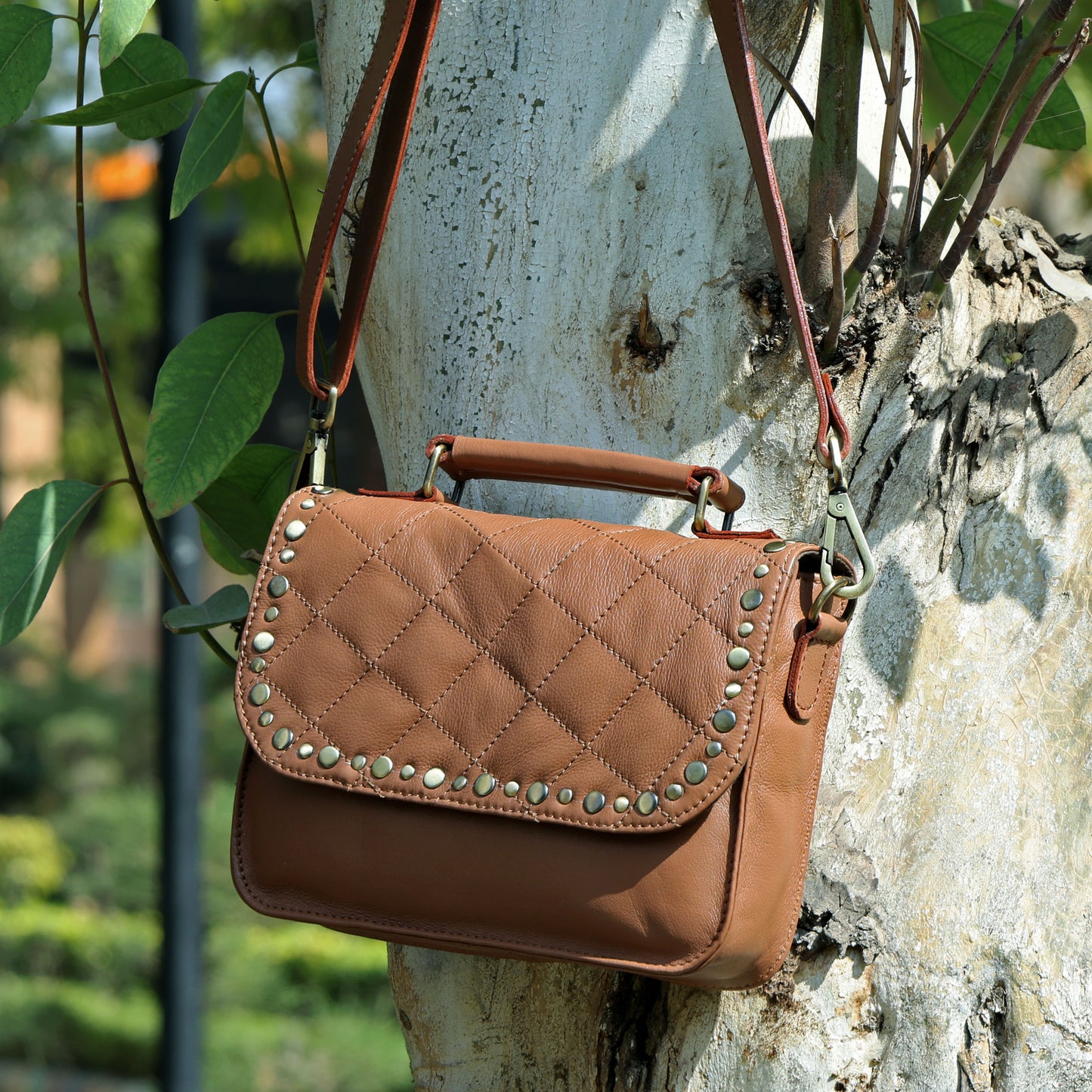 Premium Soft Leather Sling Bag  Stylish & Versatile Crossbody. BG-1618