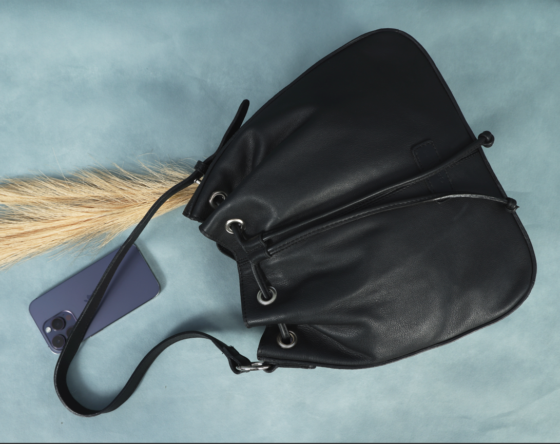 Women's Milled Leather Bag - Elegant, Durable & Stylish Leather Handbag for Everyday Use - BG-1756