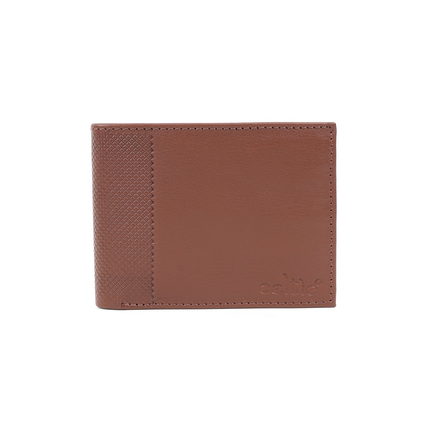 Men’s Tan Bi-Fold Leather Wallet – Slim & Lightweight ART:- LA-1430