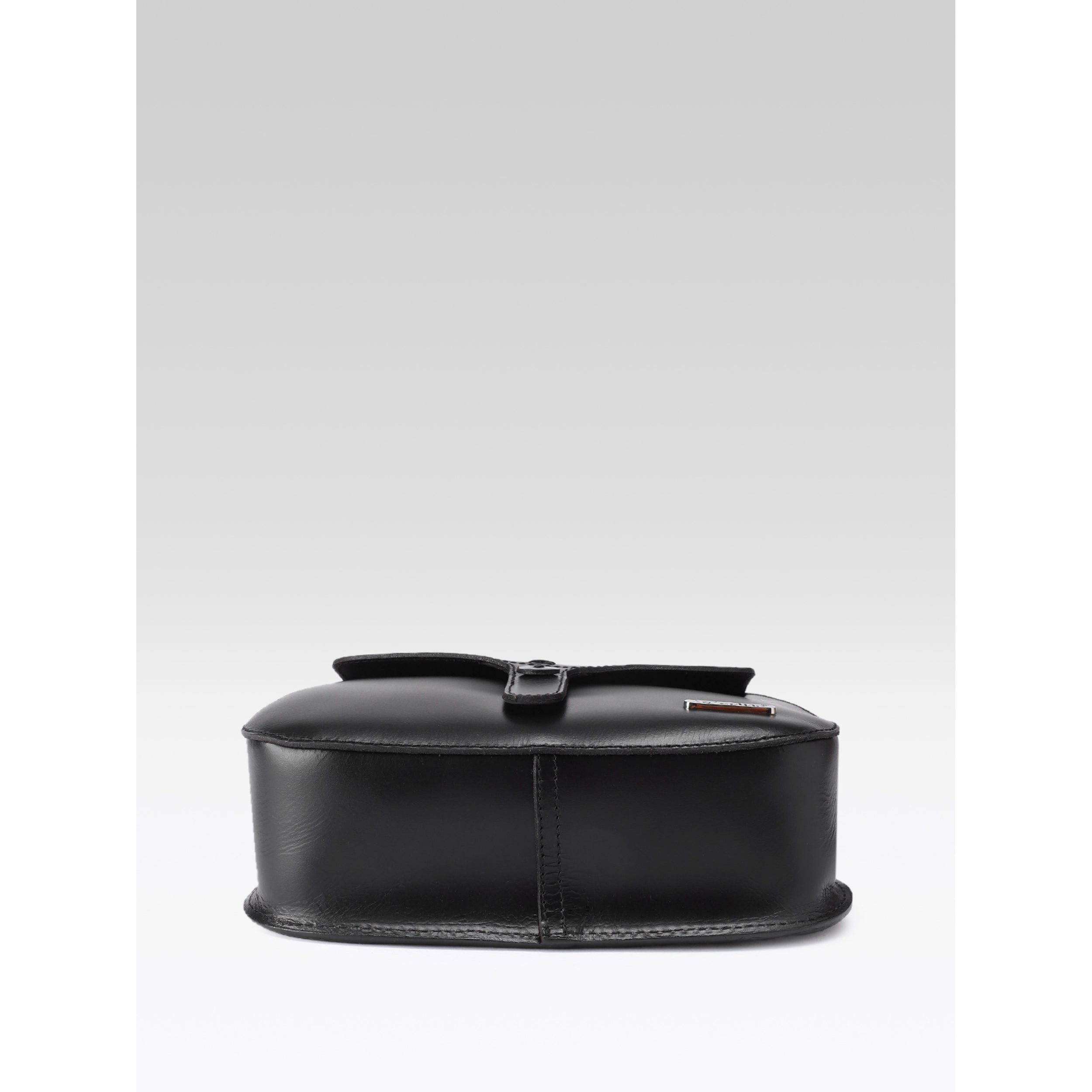 Premium Genuine Leather Sling Bag with Hand-Stitched Detail & Adjustable Strap