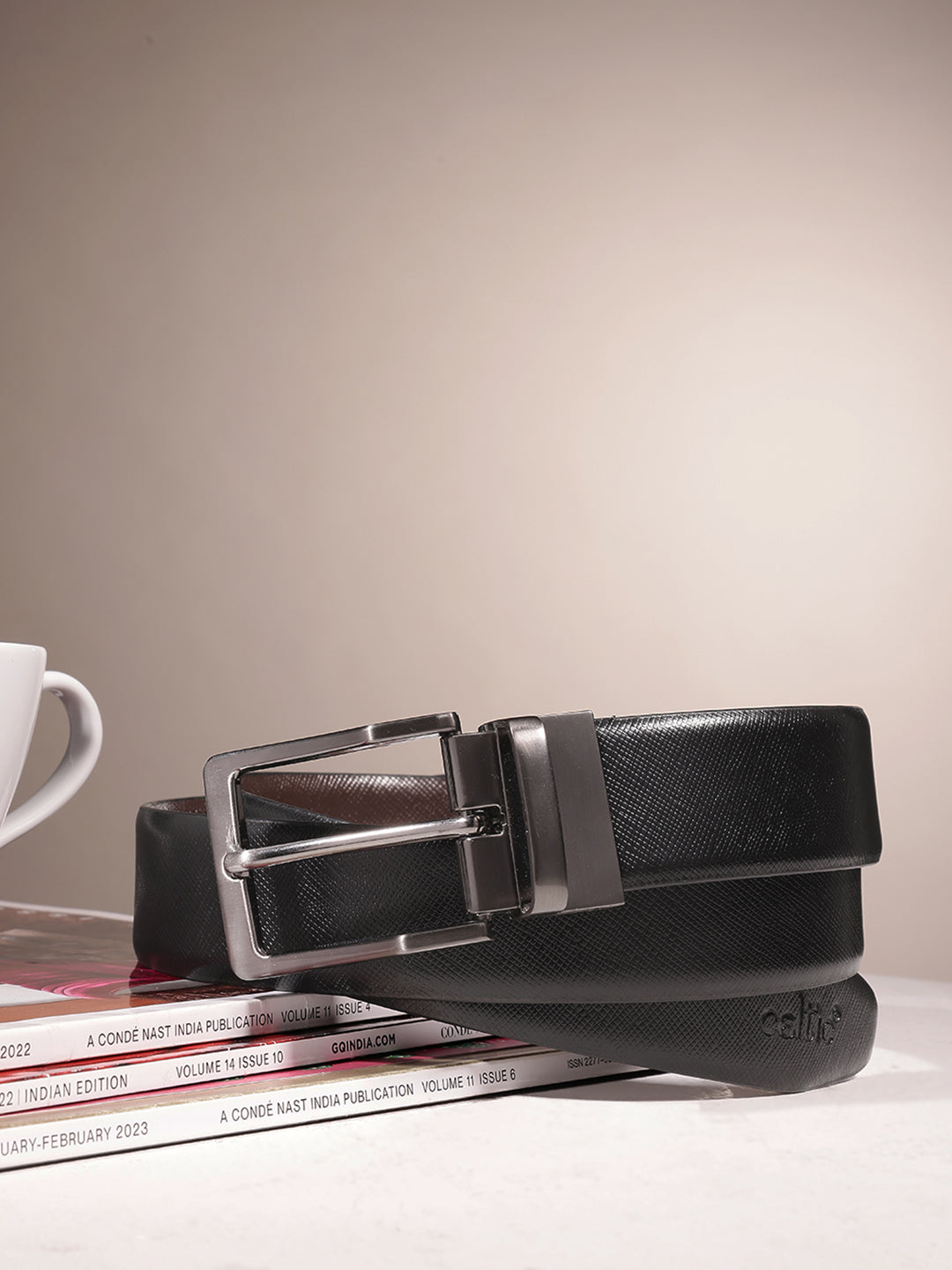 Premium Black Leather Belt & Wallet Combo for Men | For Everyday Gift Set