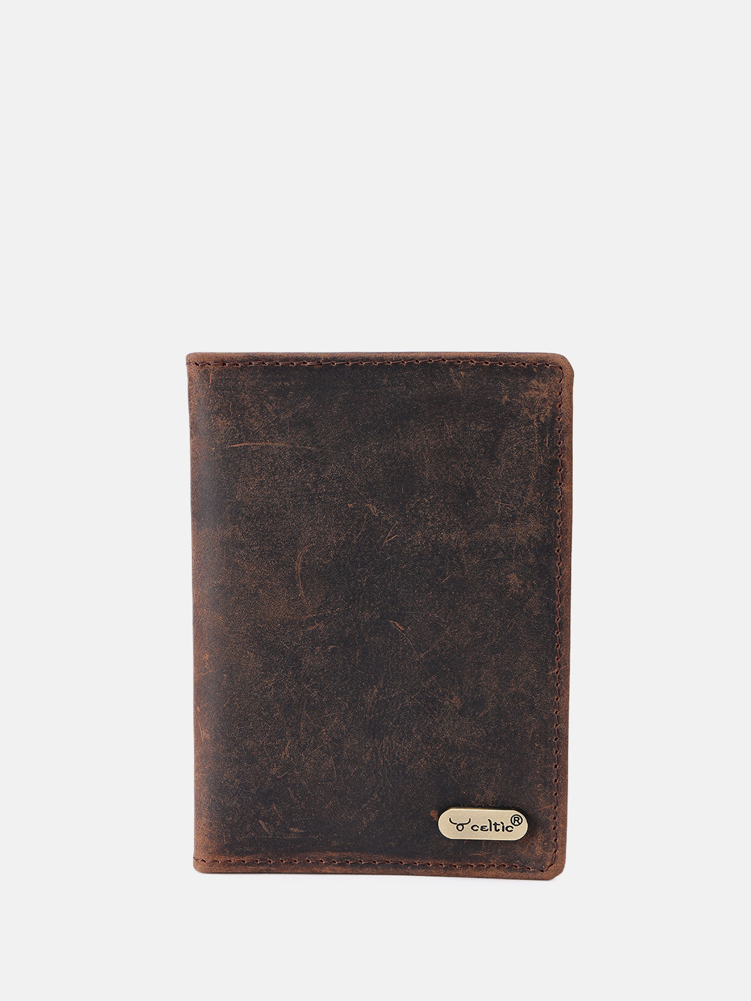 Premium Vintage Brown Leather Card Holder Wallet Slim & Stylish