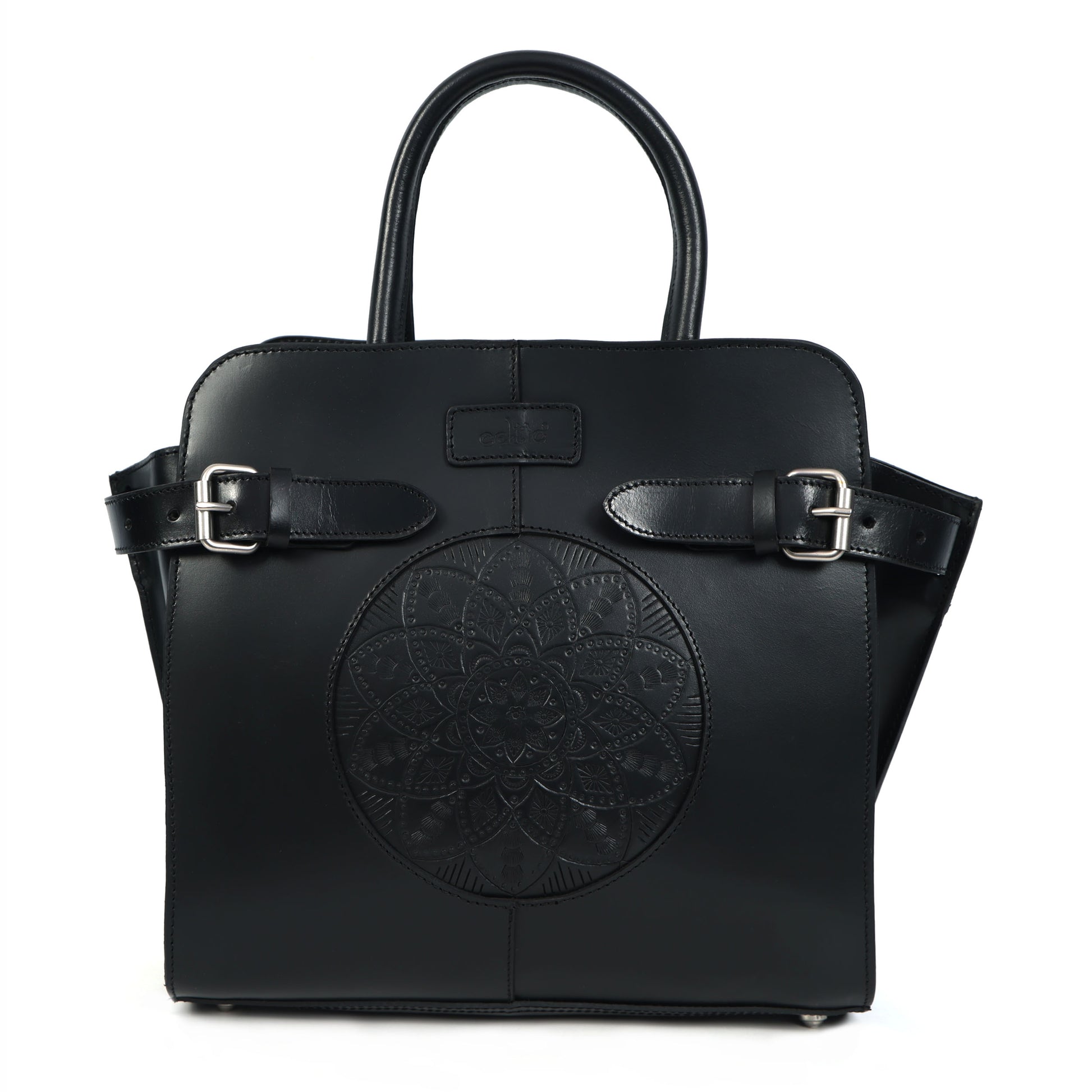 brown or black color pure leather Shoulder bag for girls and women with glorious design | Party wear.  Art: BG-1555