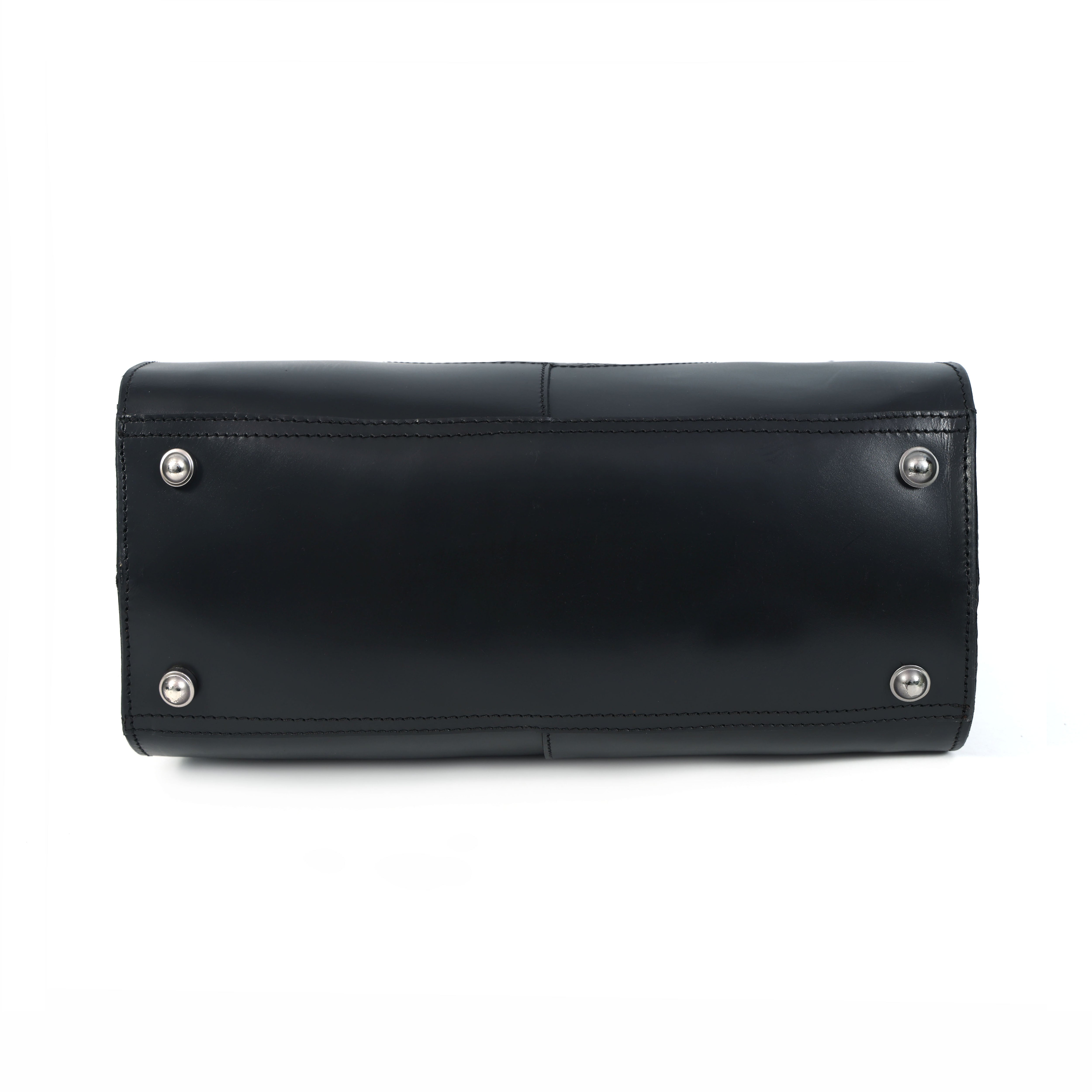 brown or black color pure leather Shoulder bag for girls and women with glorious design | Party wear. Art: BG-1555