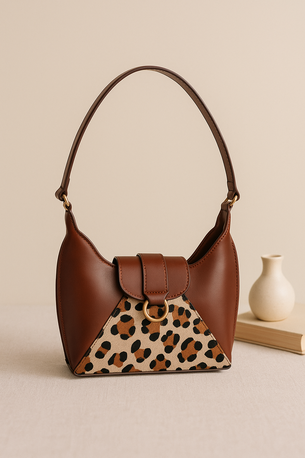Brown Leather Shoulder Bag - The Perfect Blend of Style and Functionality. Art: BG-1457