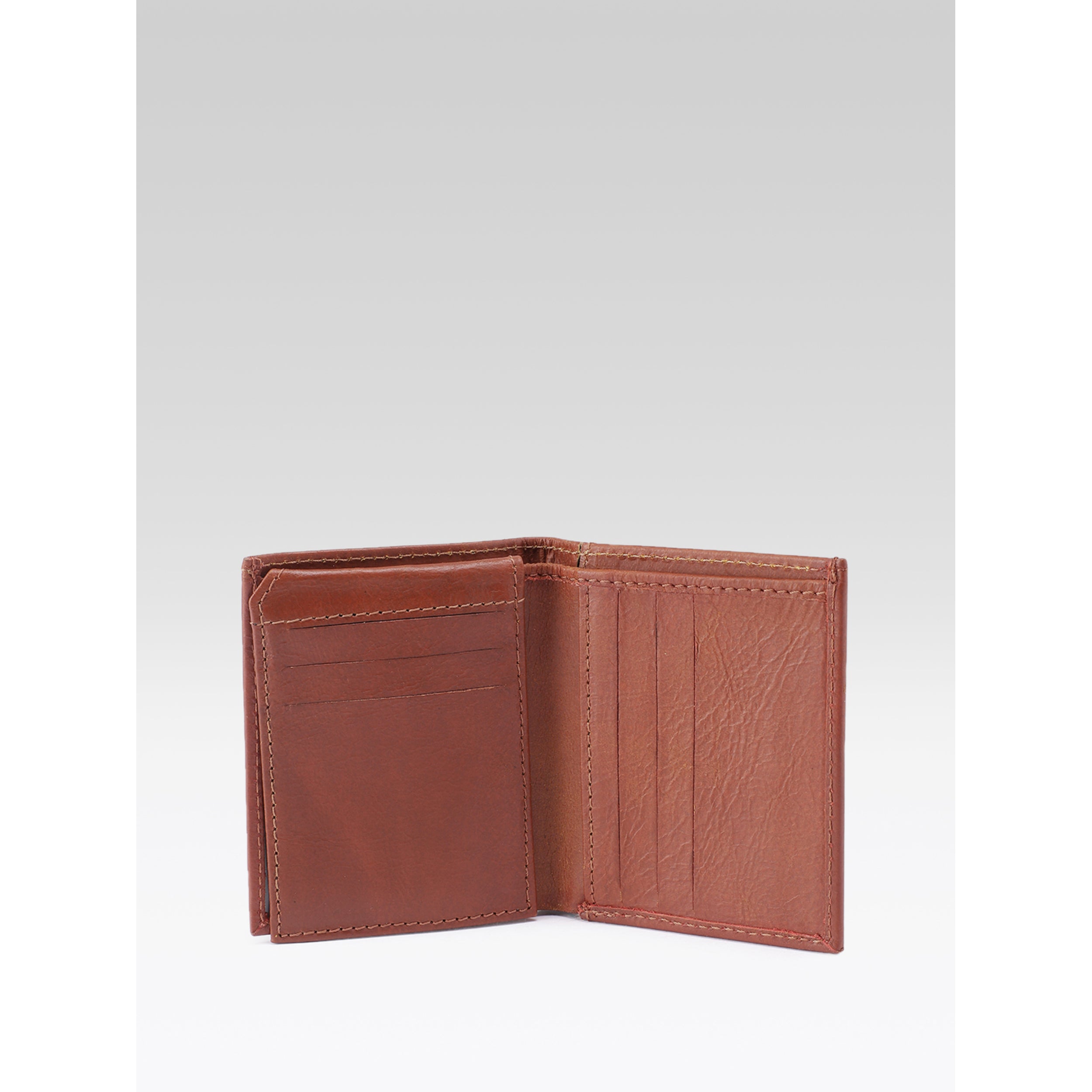 Premium Genuine Leather Wallet with ID Window & Multi Card Slots Slim & Stylish