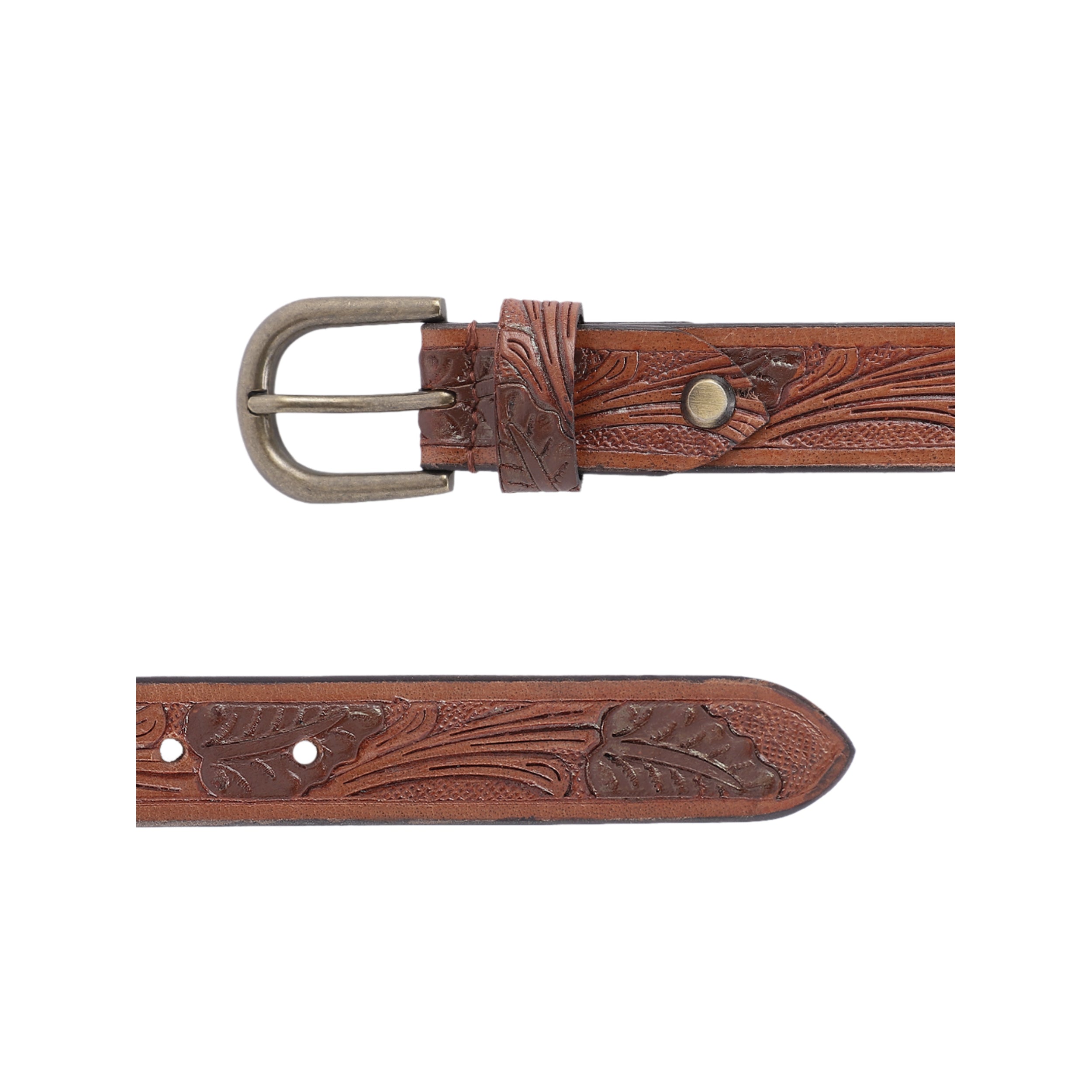 Premium Brown Textured Leather Belt & Wallet Combo for Men | Vintage Style Gift Set