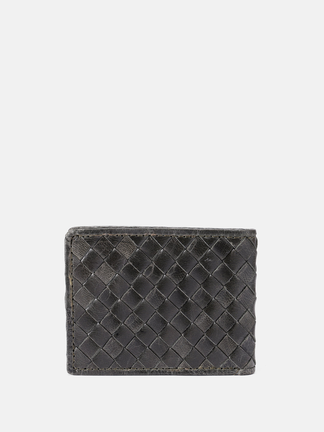 Premium Hand-Woven Leather Wallet with Coin Pocket & Multi-Card Storage by Celtic