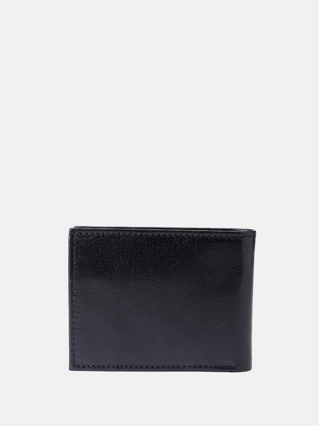 Premium Genuine Leather Bi-Fold Wallet with ID Window & Multiple Card Slots