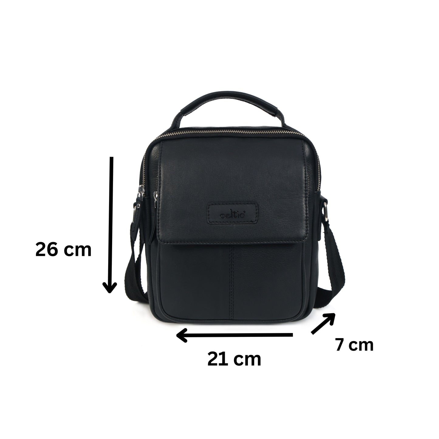 Stylish & Versatile Leather Unisex Side Bag Perfect for Every Occasion. Art: BG-1367