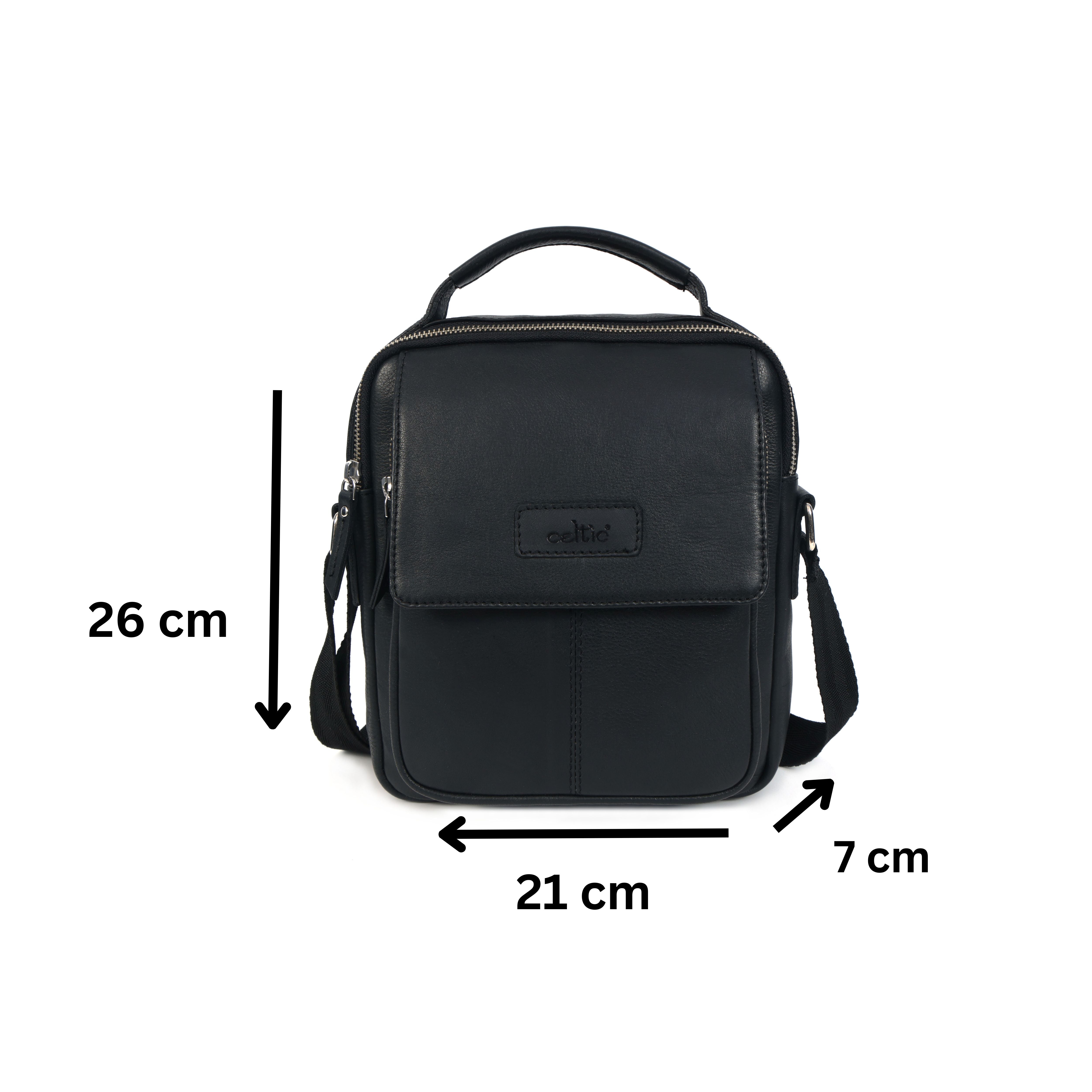 Stylish & Versatile Leather Unisex Side Bag Perfect for Every Occasion. Art: BG-1367