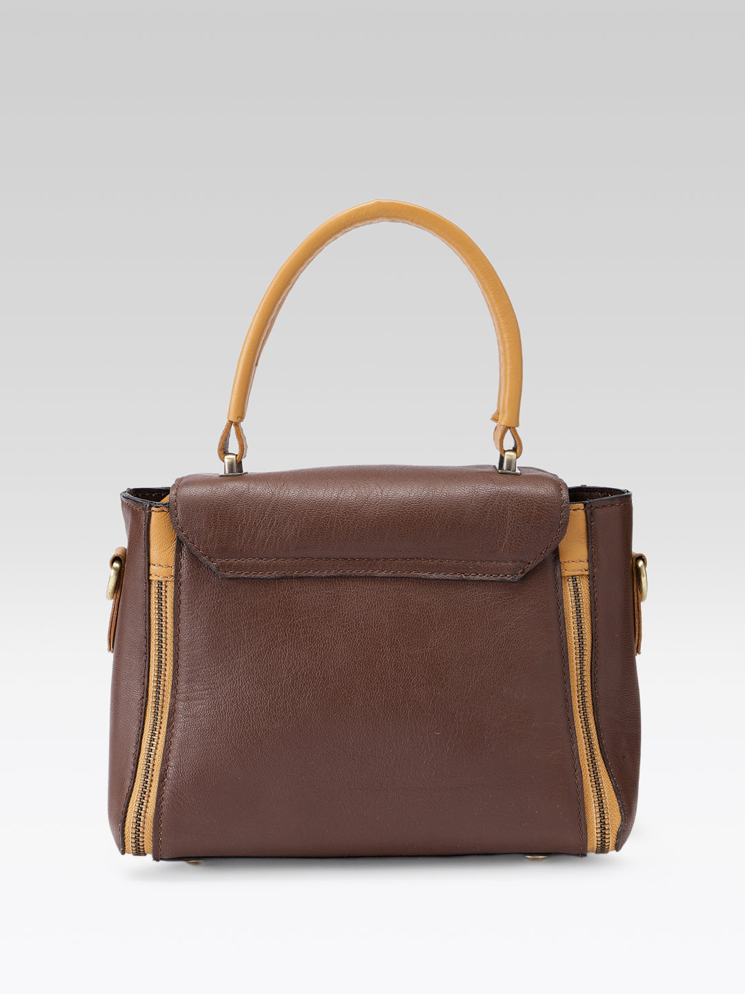 Premium Leather Hand & Shoulder Bag with Detachable Stap for Women