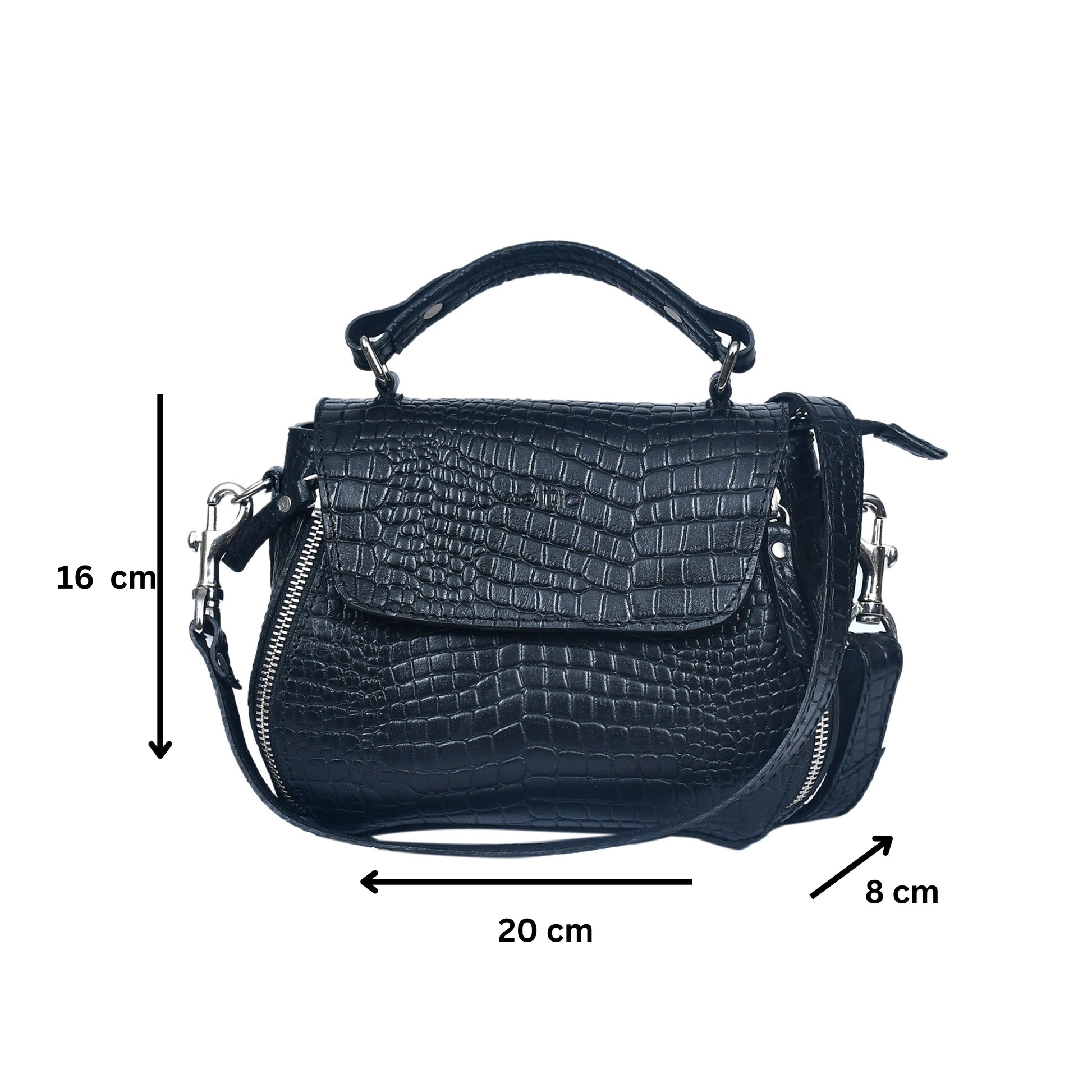 pure leather sling bag with extra storage for girls and women | Party wear, Art: BG-1568-C