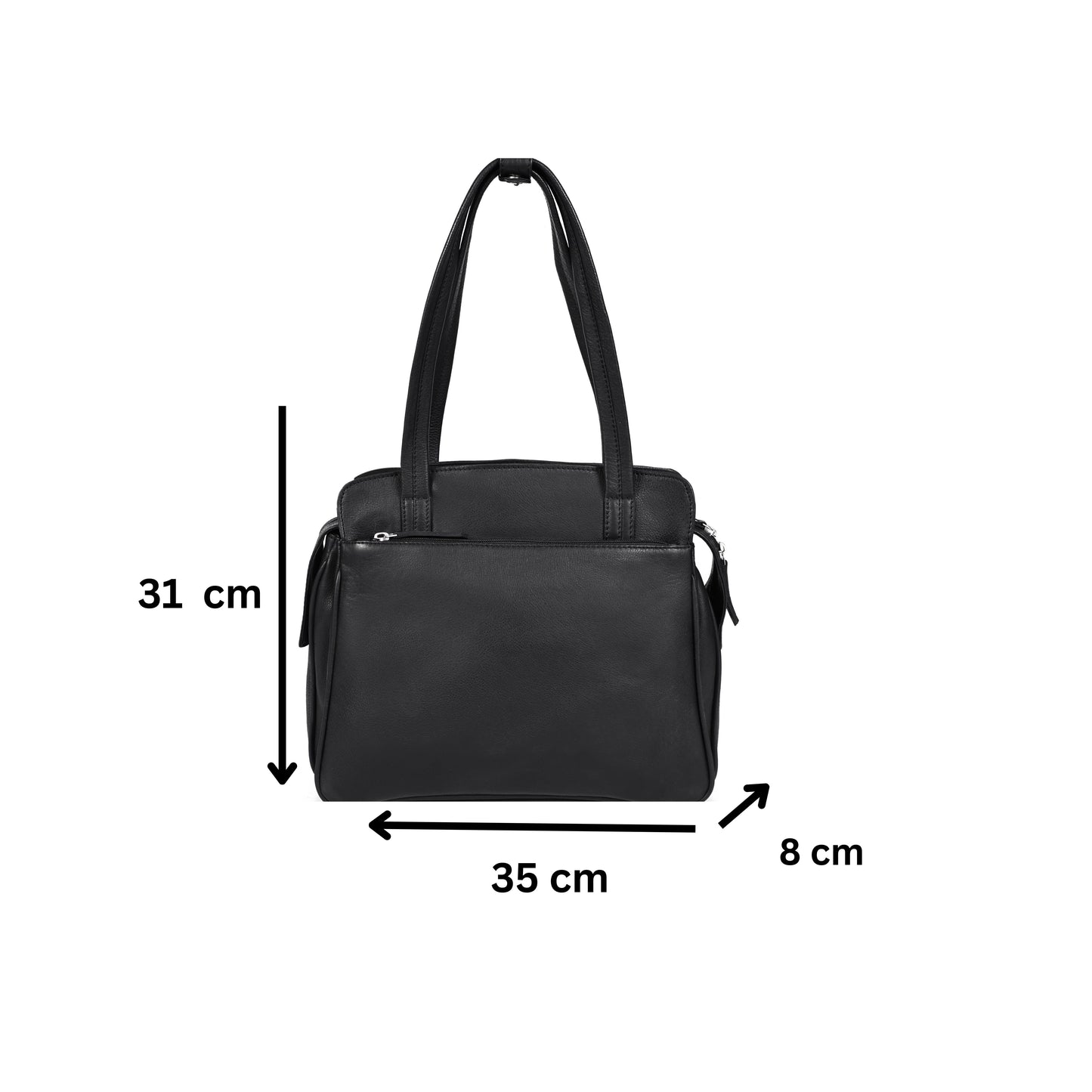 Elegant NDM Soft Leather Tote Bag  Luxurious, Spacious, and Versatile. Art:-BG-1609