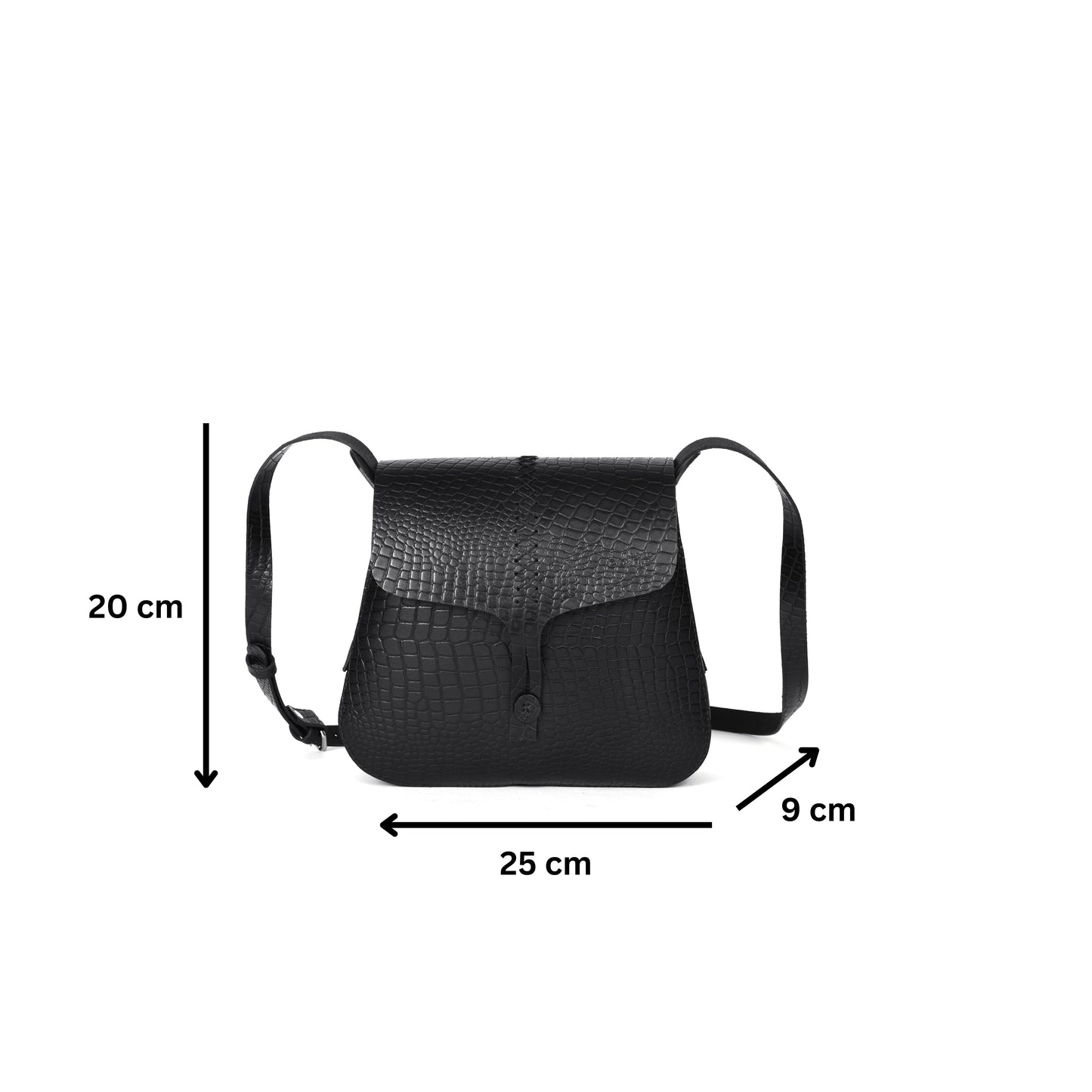 New Pure Leather Sling Bag, Art: BG-1391.