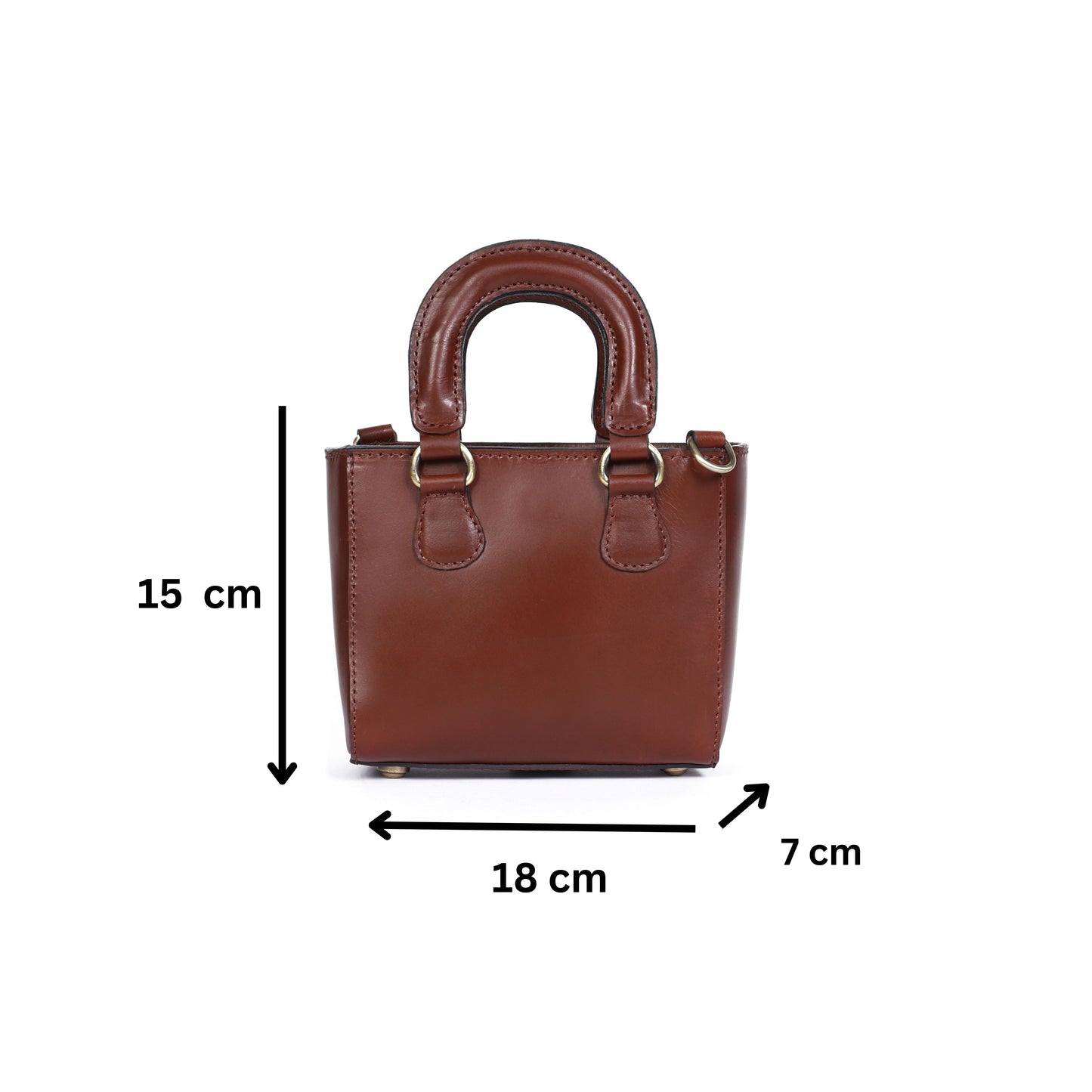 Brown&Black Leather Sling Bag: Elevate Your Urban Style, Art: BG-1569