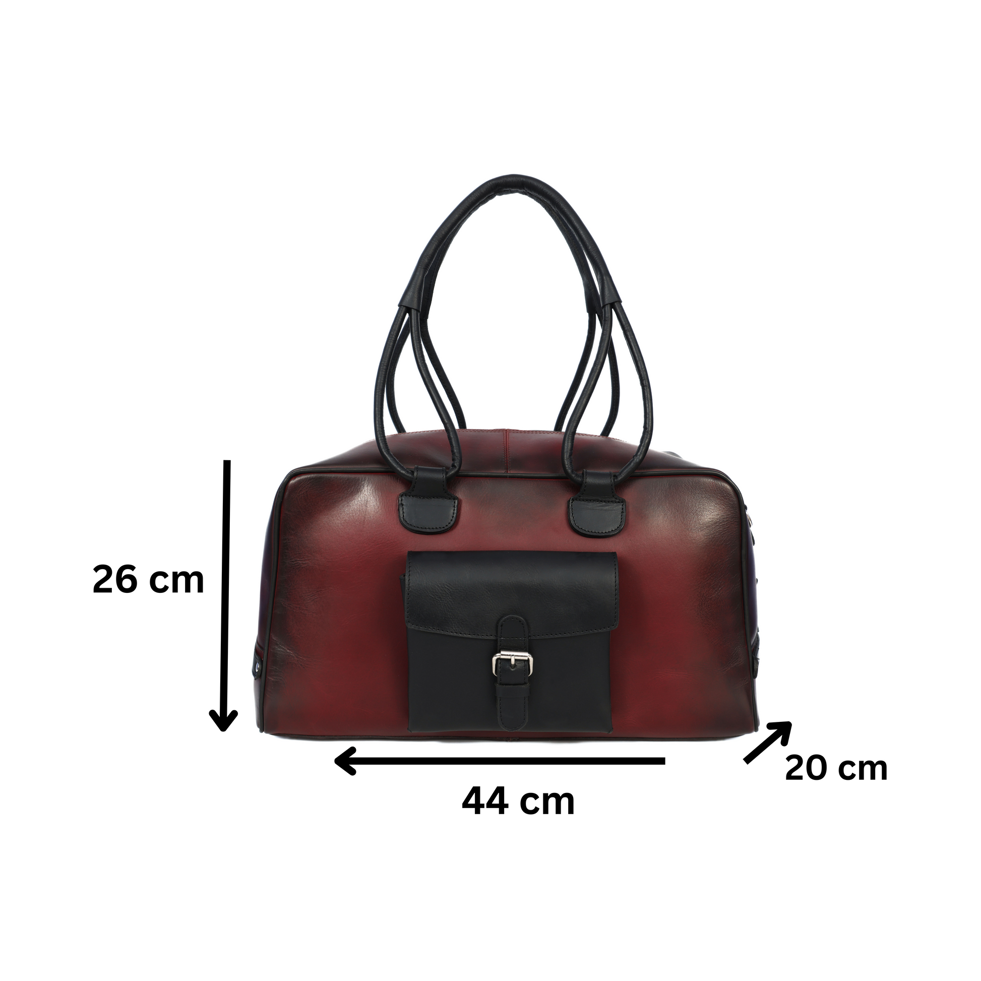 Premium Leather Stylish Duffle Bag  Elegant, Durable & Spacious Travel Companion, BG-1714