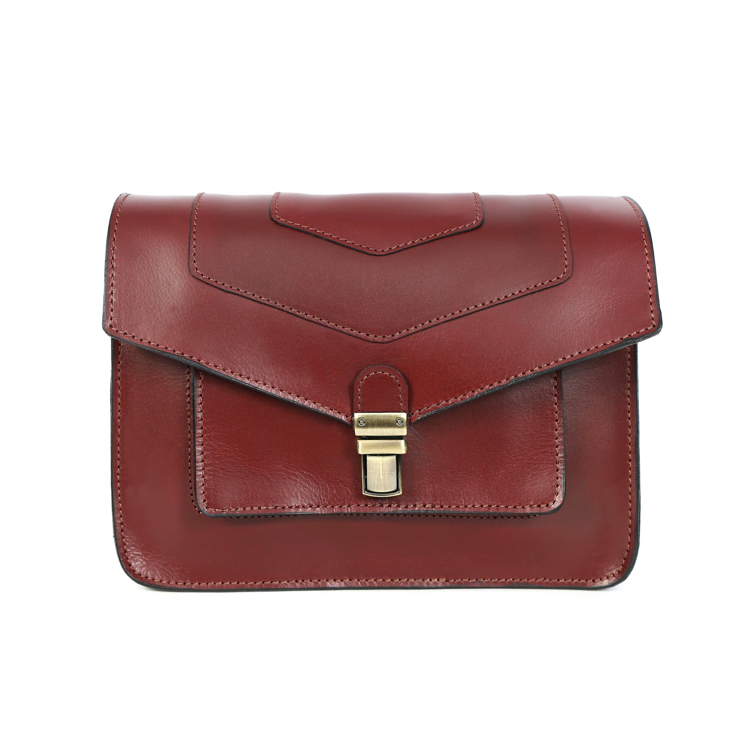 Brown Leather Sling Bag – Stylish Crossbody Bag for Men & Women.LB-1635