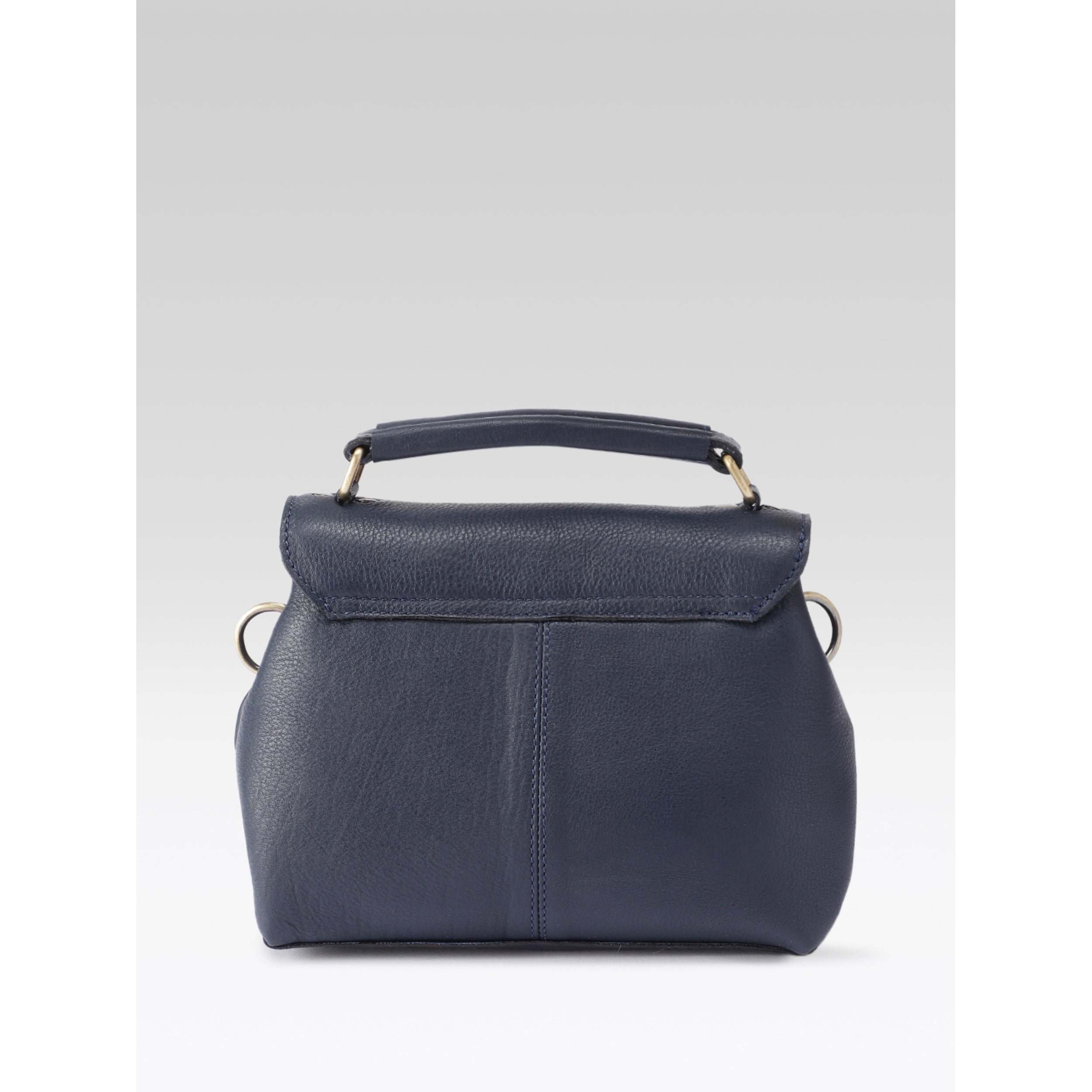 Premium Genuine Leather Satchel hand bag with Detachable Strap