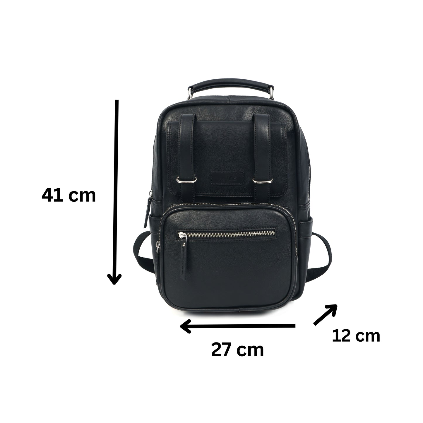 Compact & Stylish Leather Unisex Small Backpack  Perfect for Everyday Use. Art: BG-1610-S