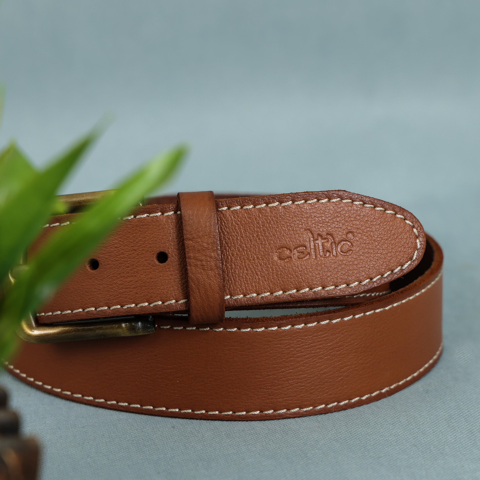 Stylish Girls' Leather Belt with Stitching  Trendy Kids' Accessory, ART:-LB-830