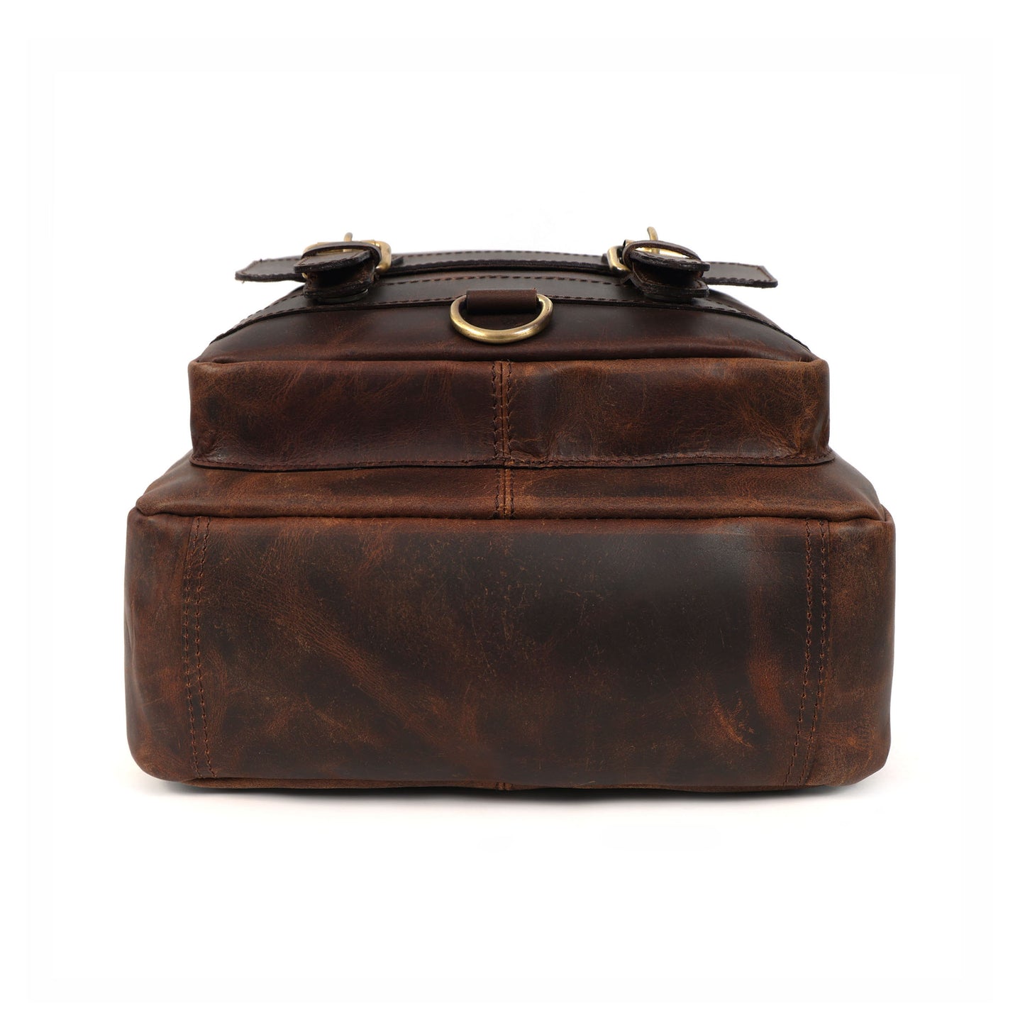 Elevate Your Style Men's Full-Grain Leather Professional Backpack | Premium & Timeless, Art:- BG-1612