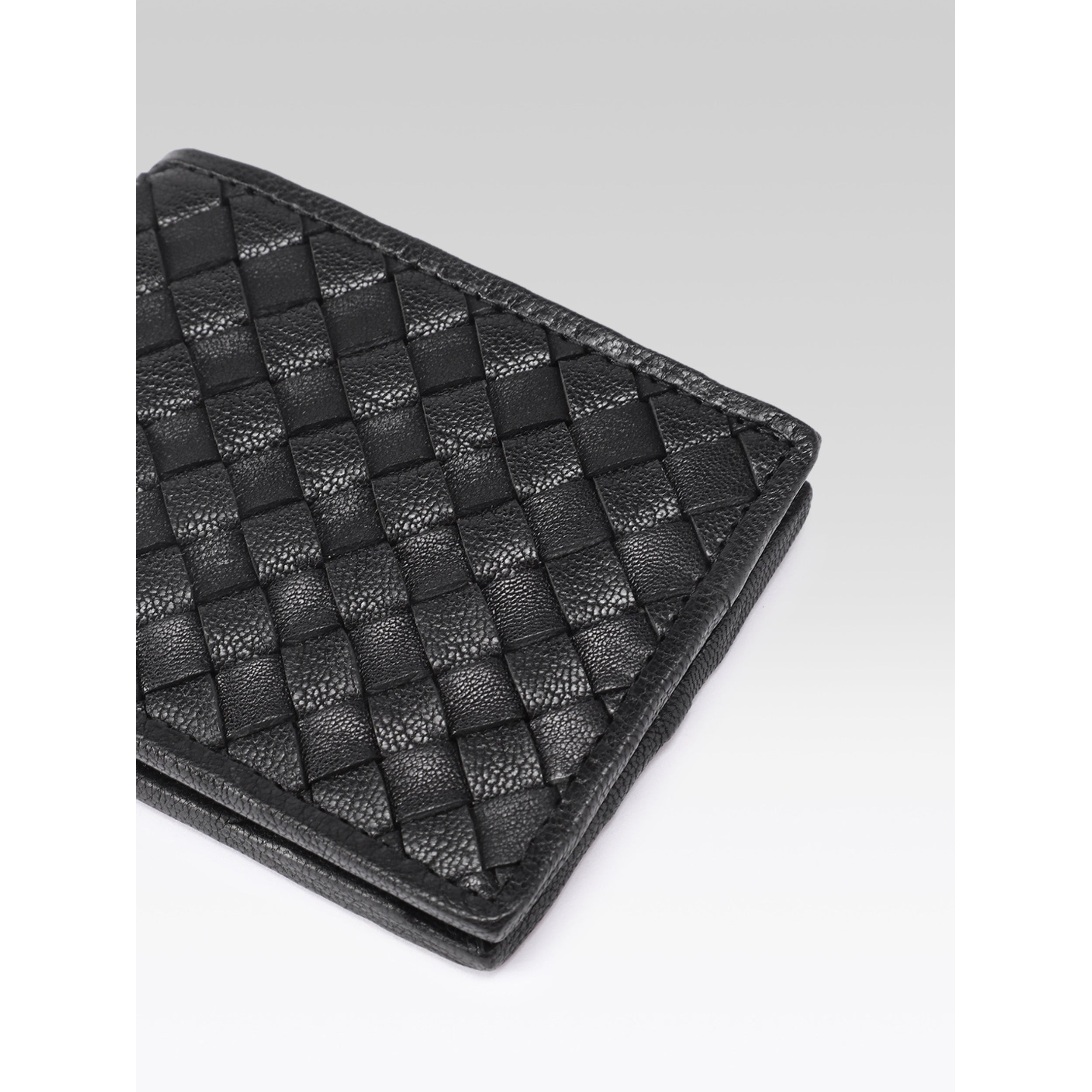 Premium Hand-Woven Leather Wallet with Coin Pocket & Multi-Card Storage by Celtic