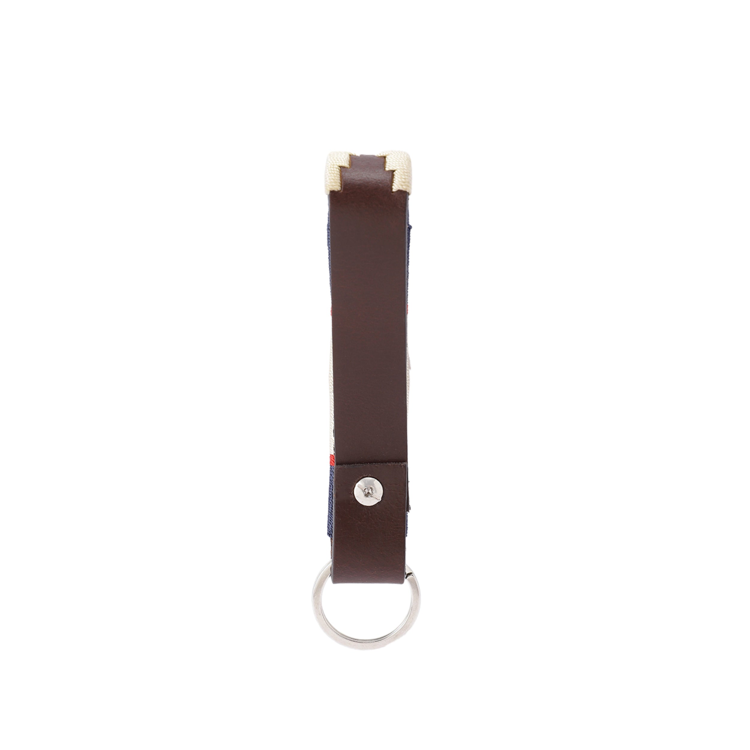 Unisex Handcrafted premium Leather Belt With Geometric Fabric Inlay And Antique Metal Buckle