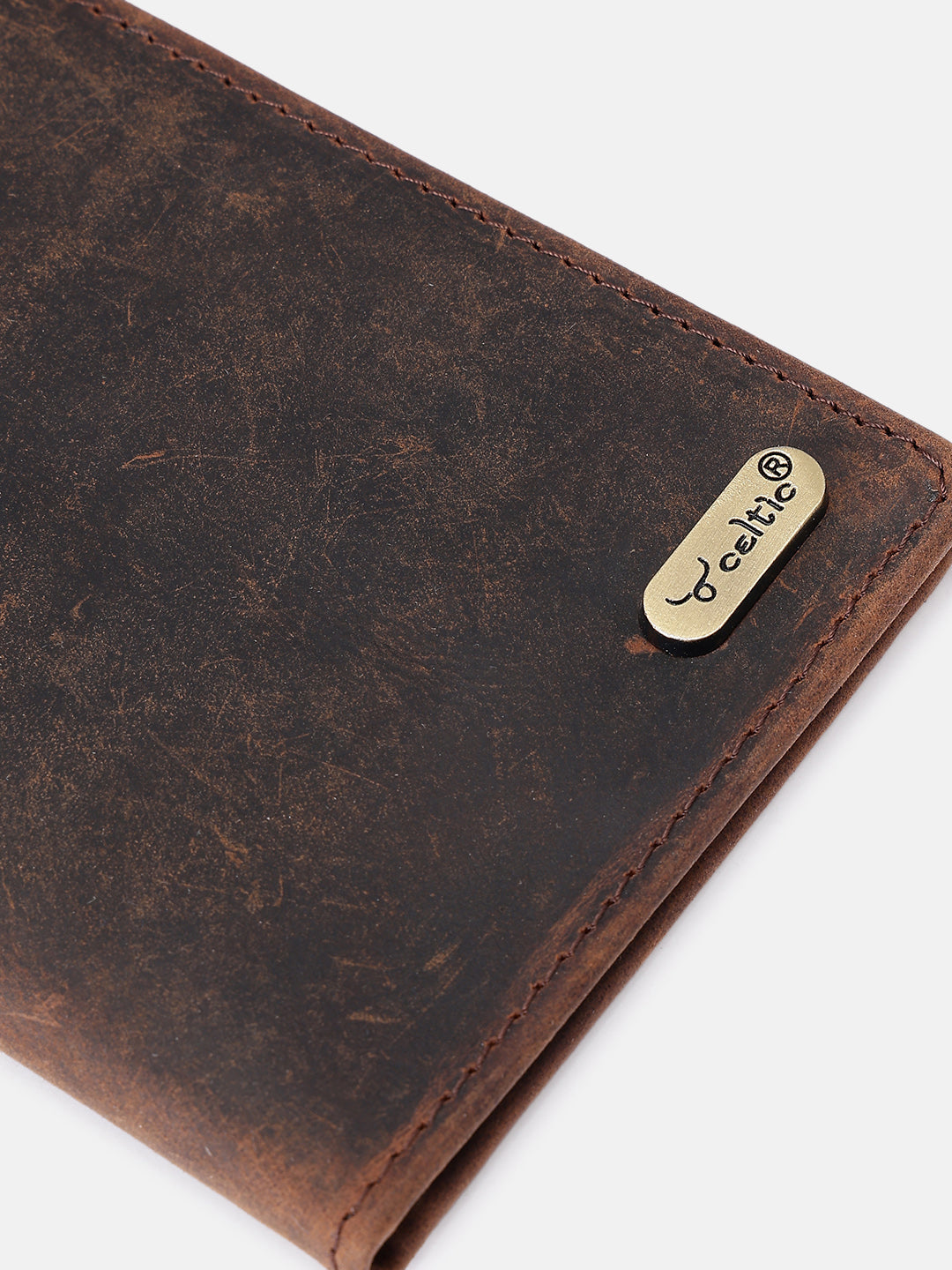 Premium Vintage Brown Leather Card Holder Wallet Slim & Stylish