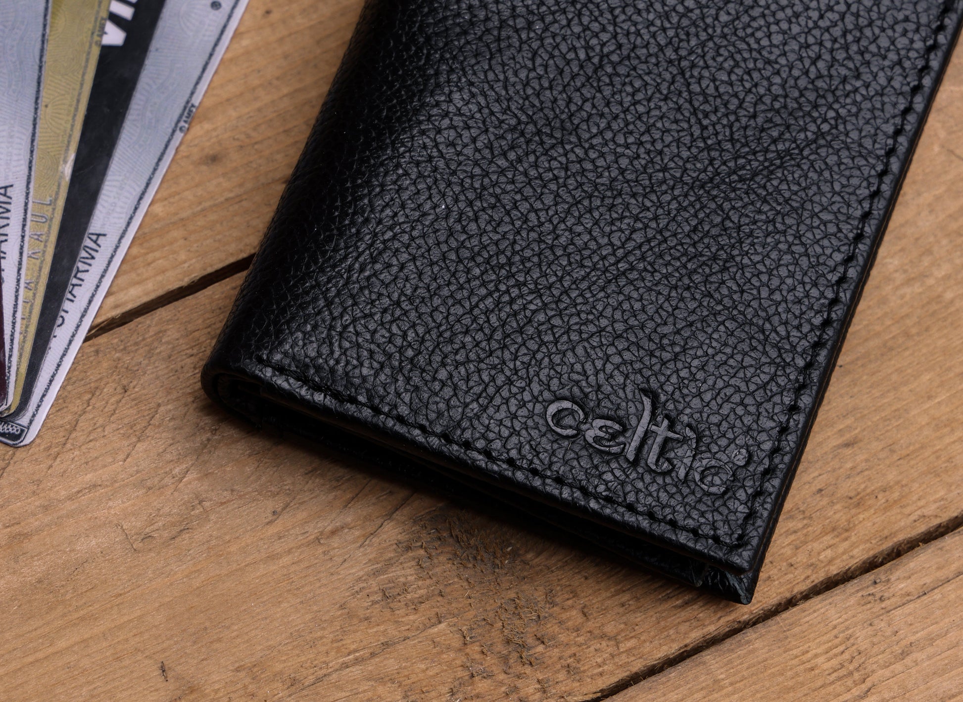 Introducing our Black Leather Wallet – A Timeless Classic - CELTICINDIA