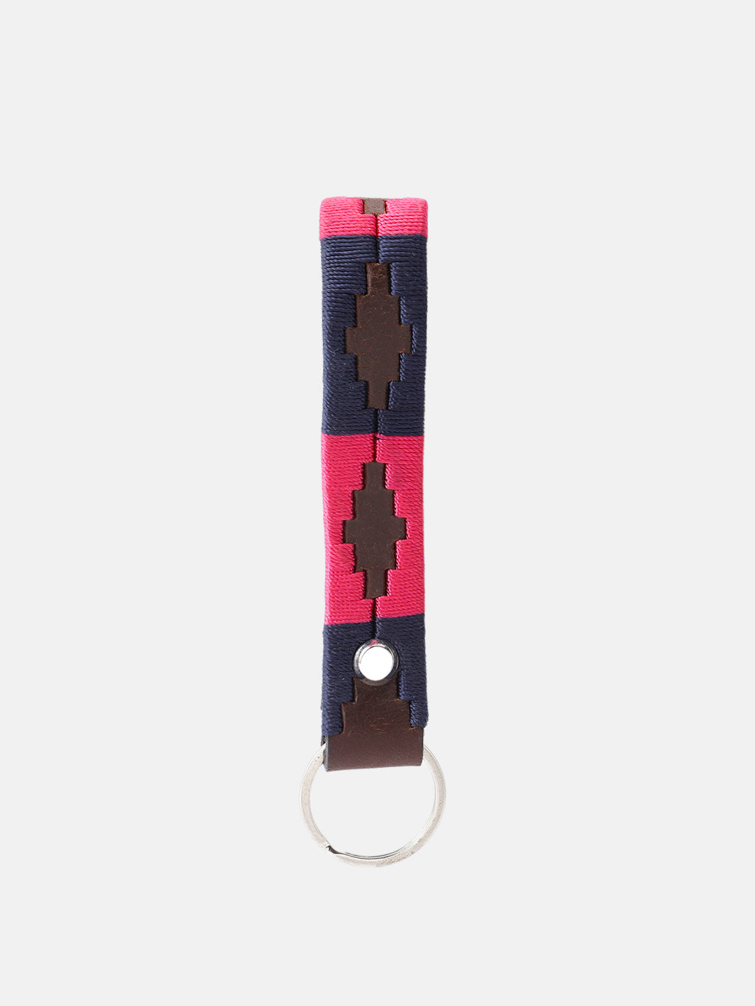 Unisex Handcrafted Leather Fabric Belt With Geometric Weave Antique Buckle Casual Wear