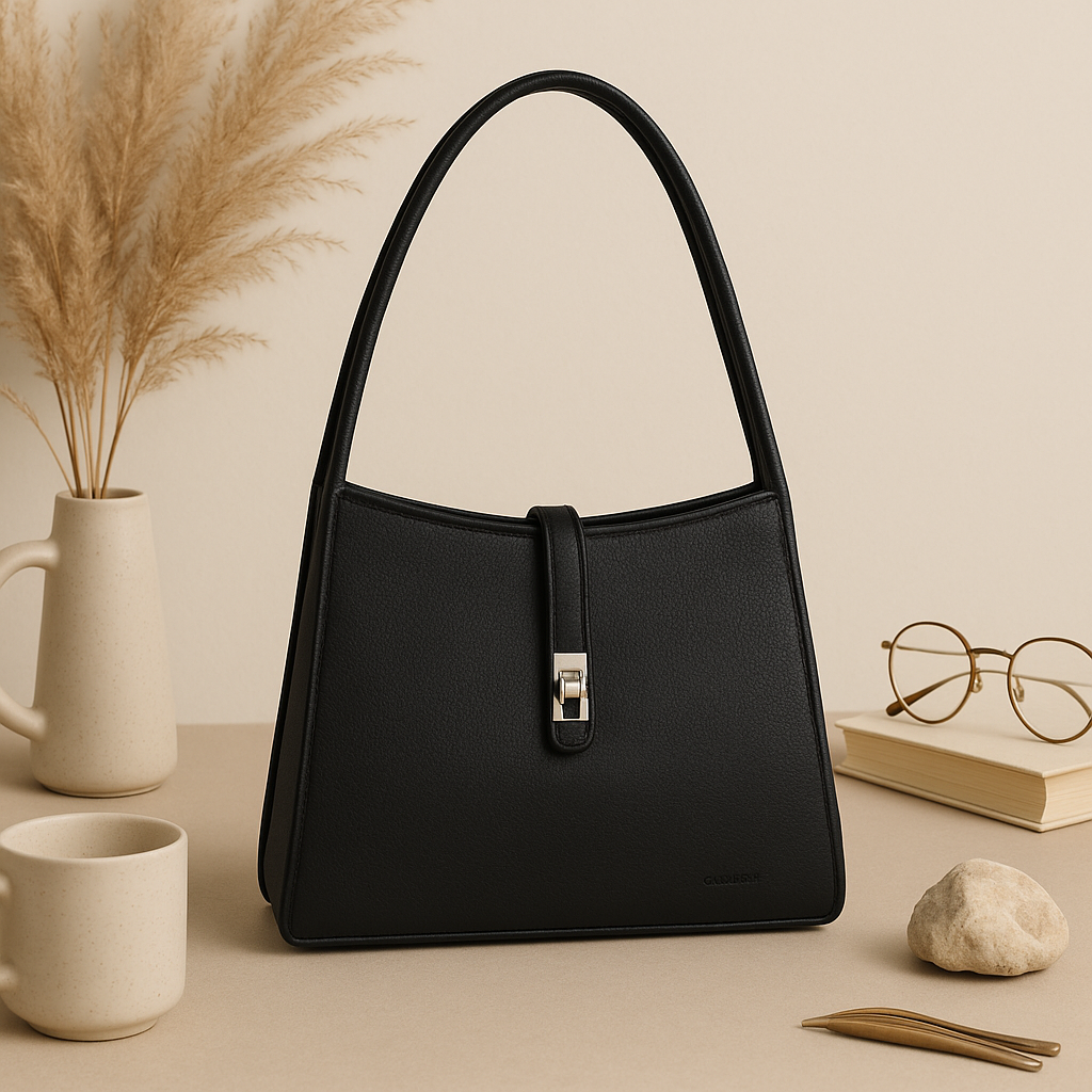 Soft Leather Lightweight Tote Bag: Art: BG-1583