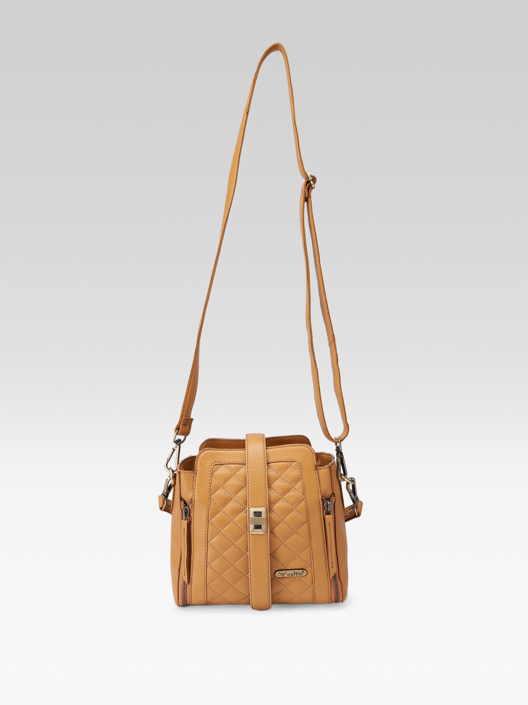 Premium Quilted Leather Shoulder Bag – Stylish Everyday Crossbody Handbag