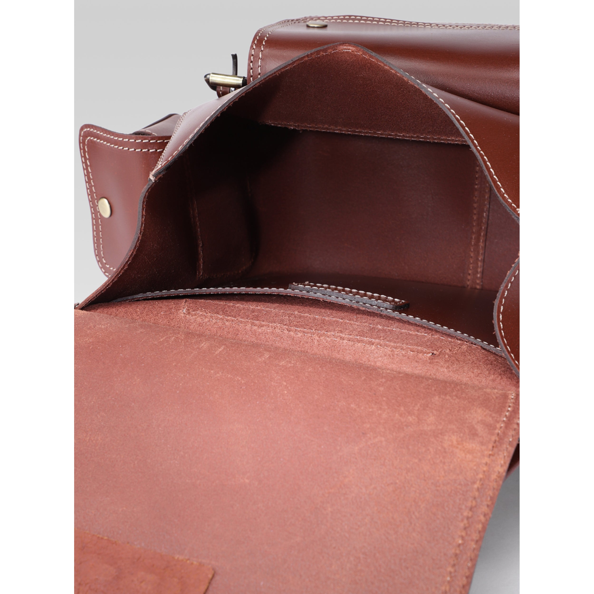 Premium Genuine Leather Vintage Backpack with Adjustable Straps Travel Bag