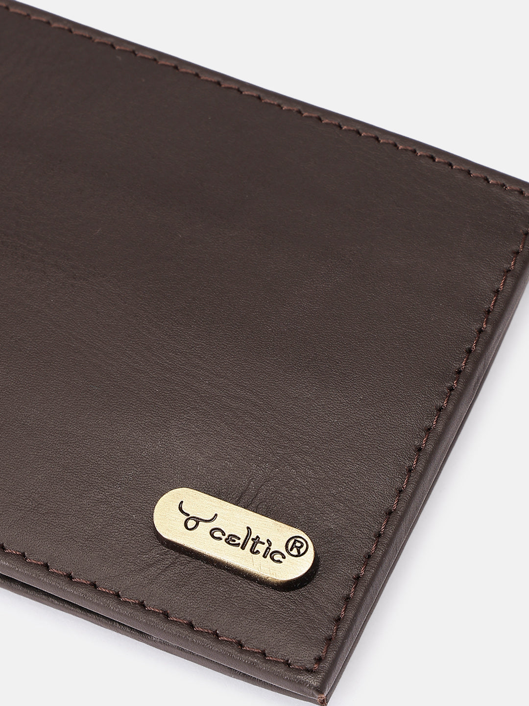 Celtic Genuine Leather Bi-Fold Wallet with Coin Pocket | Slim & Stylish Men’s Wallet