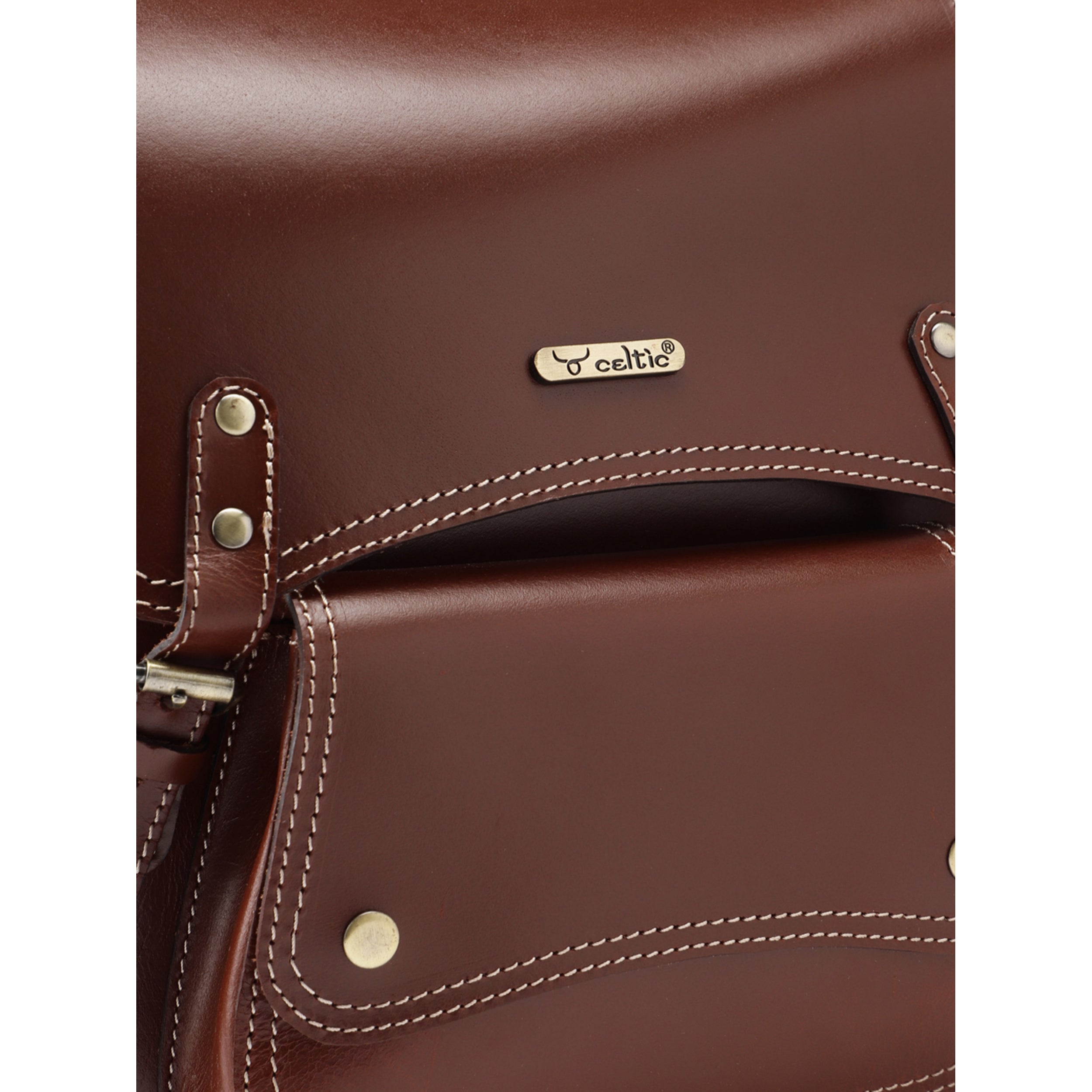 Premium Genuine Leather Vintage Backpack with Adjustable Straps Travel Bag