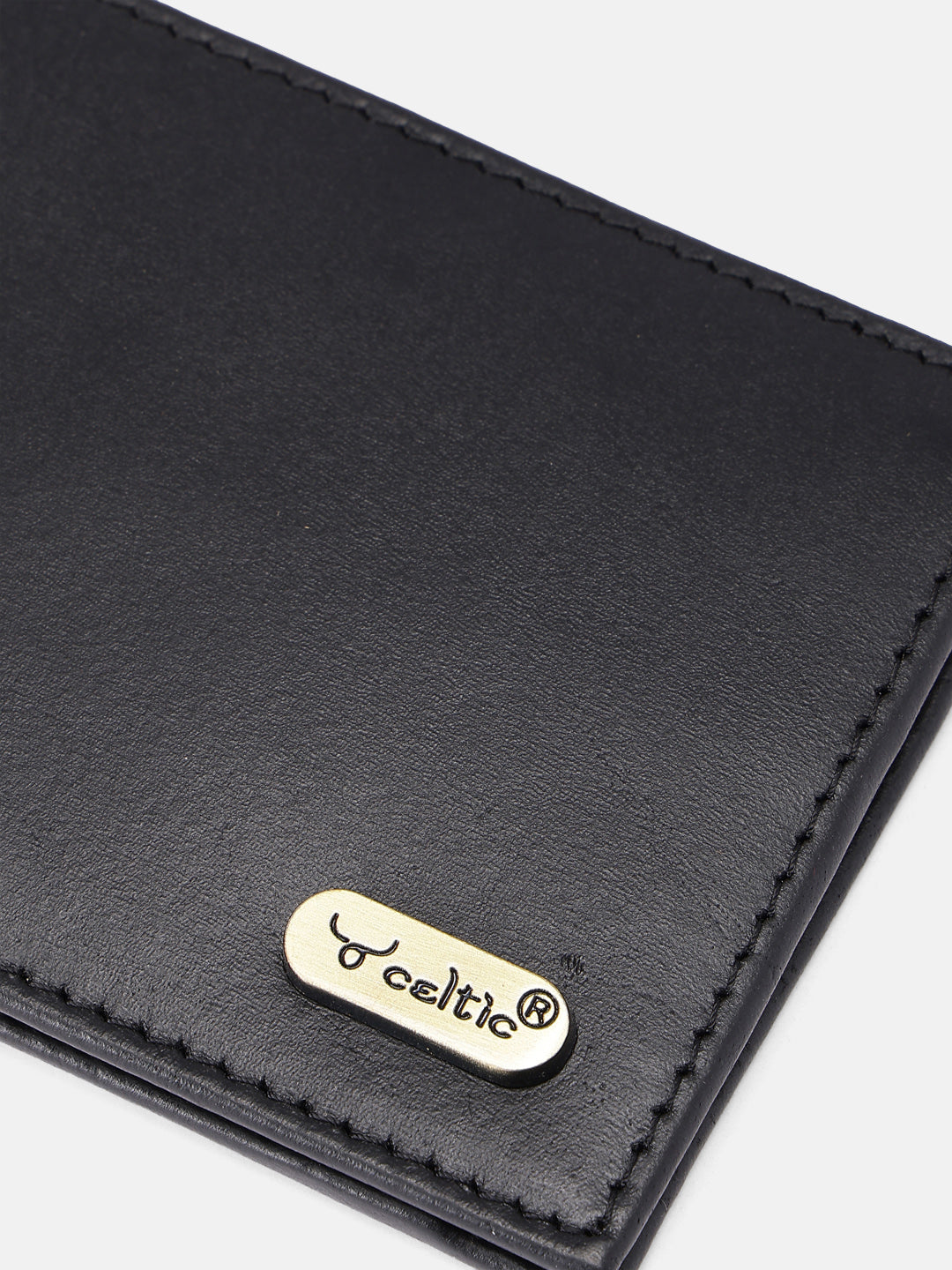 Celtic Genuine Leather Bi-Fold Wallet with Coin Pocket | Slim & Stylish Men’s Wallet