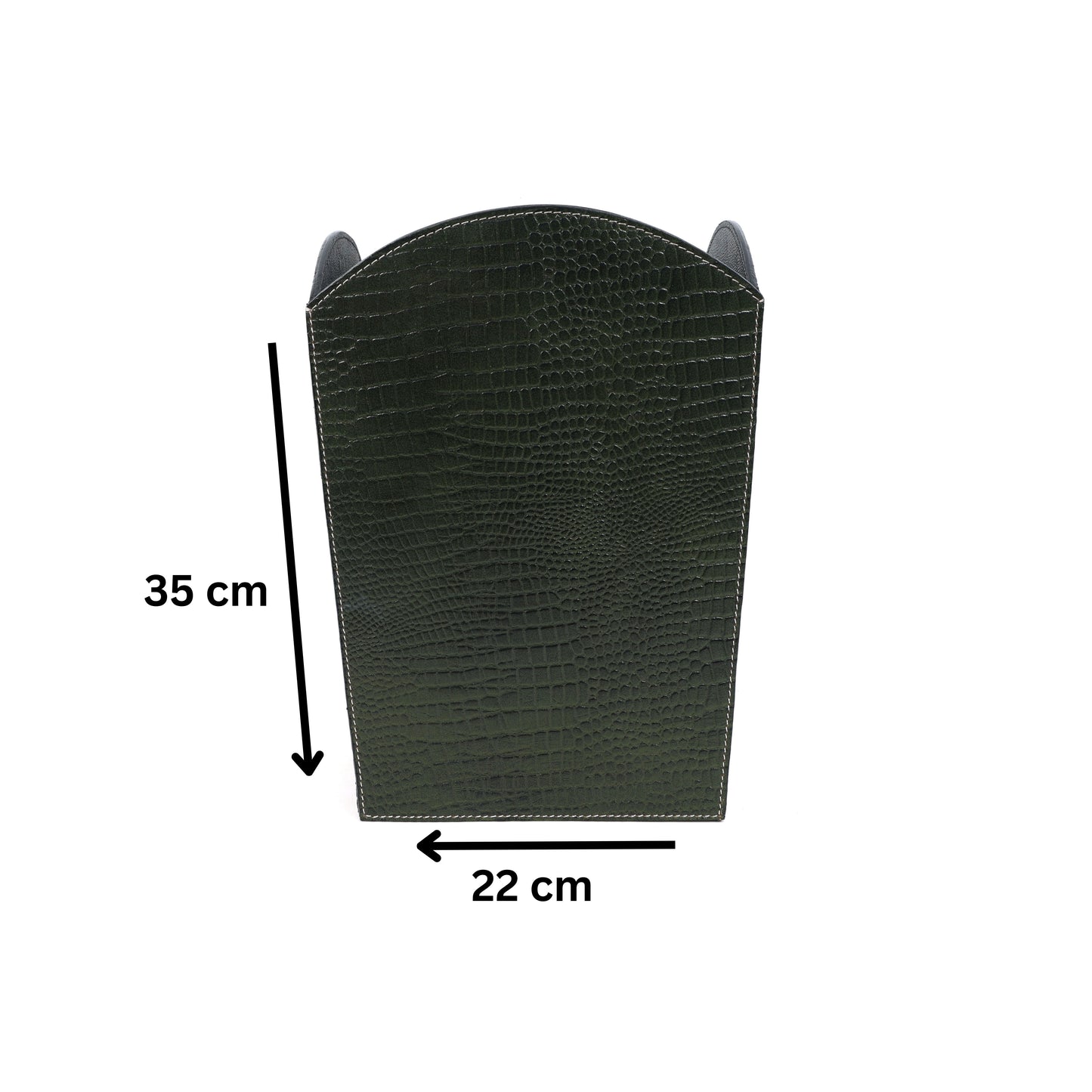 Premium Leather Dustbin for Office Use Stylish & Functional Waste Solution Art: LD-02