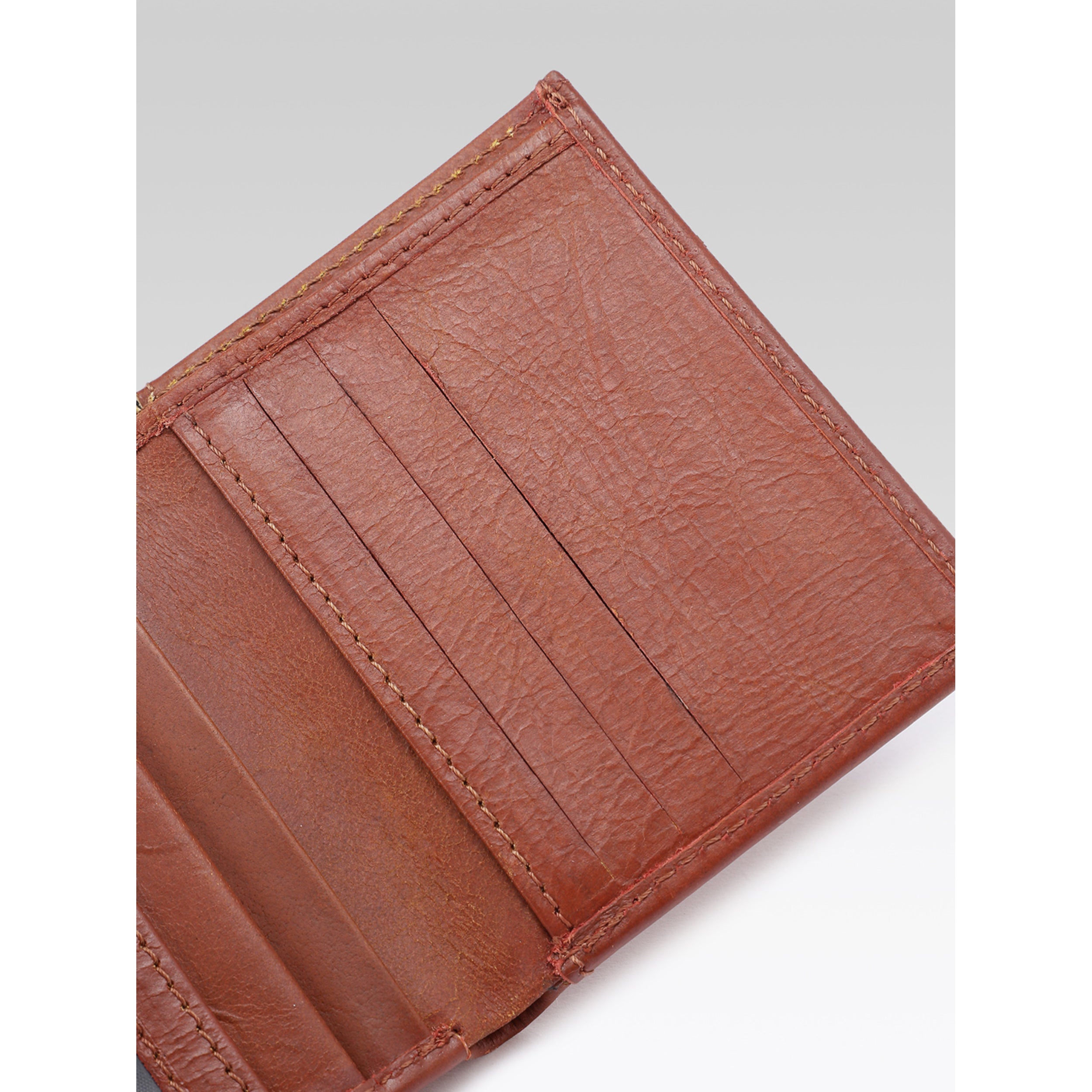 Premium Genuine Leather Wallet with ID Window & Multi Card Slots Slim & Stylish