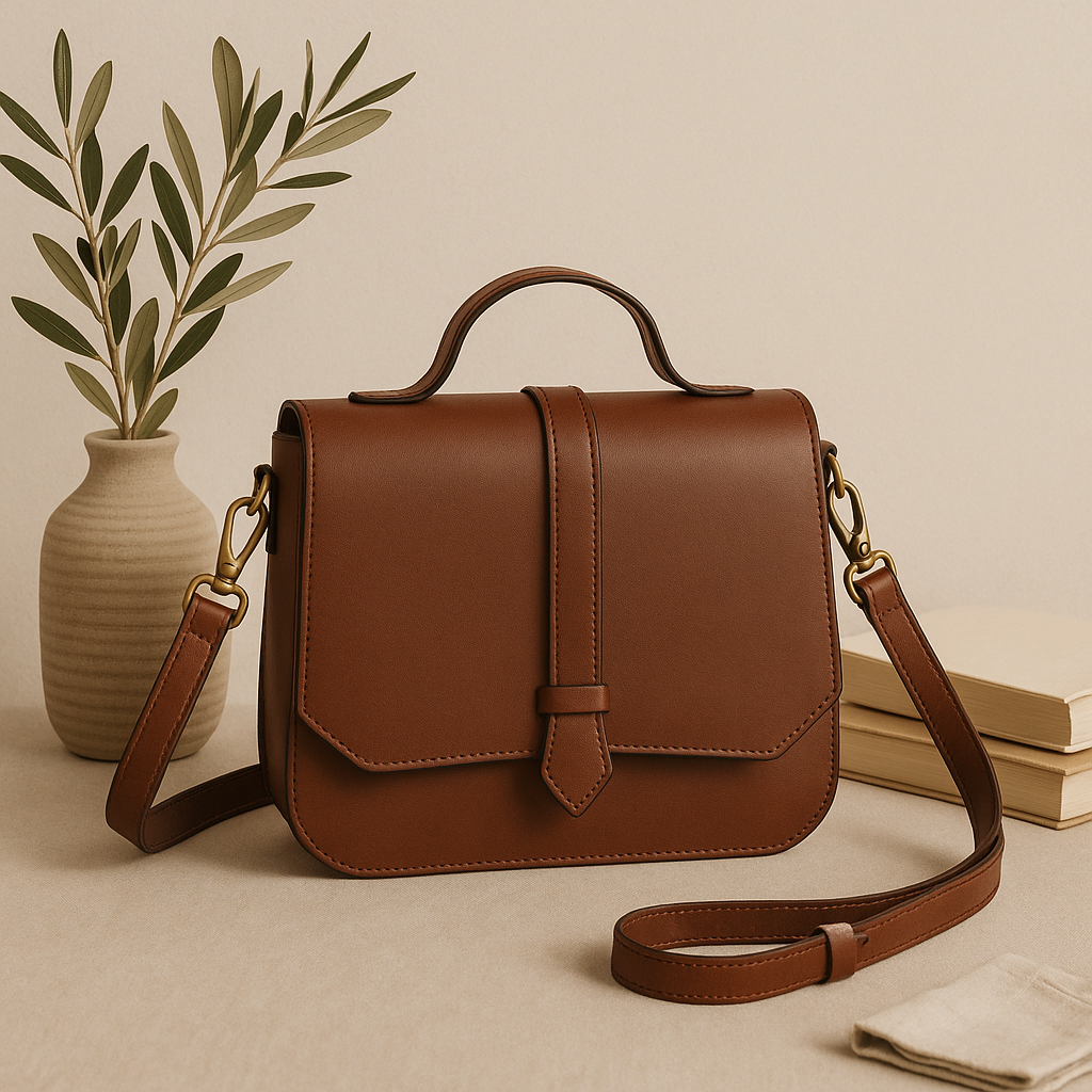 Classic Leather Sling Bag - The Epitome of Style and Functionality. Art: BG-1415