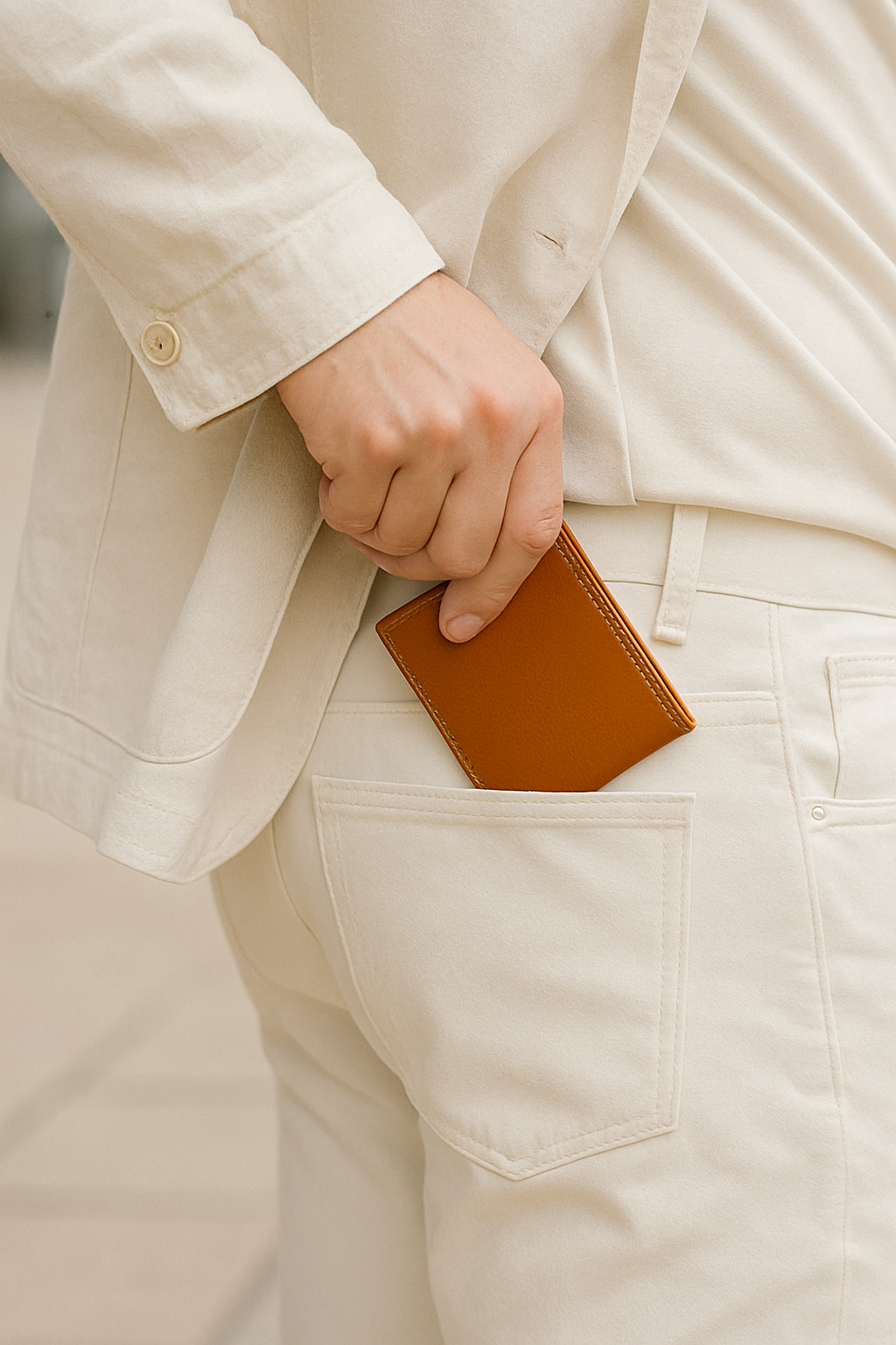 Celtic Tan Color Pure Leather Wallet For Men, Art:- LA-1393