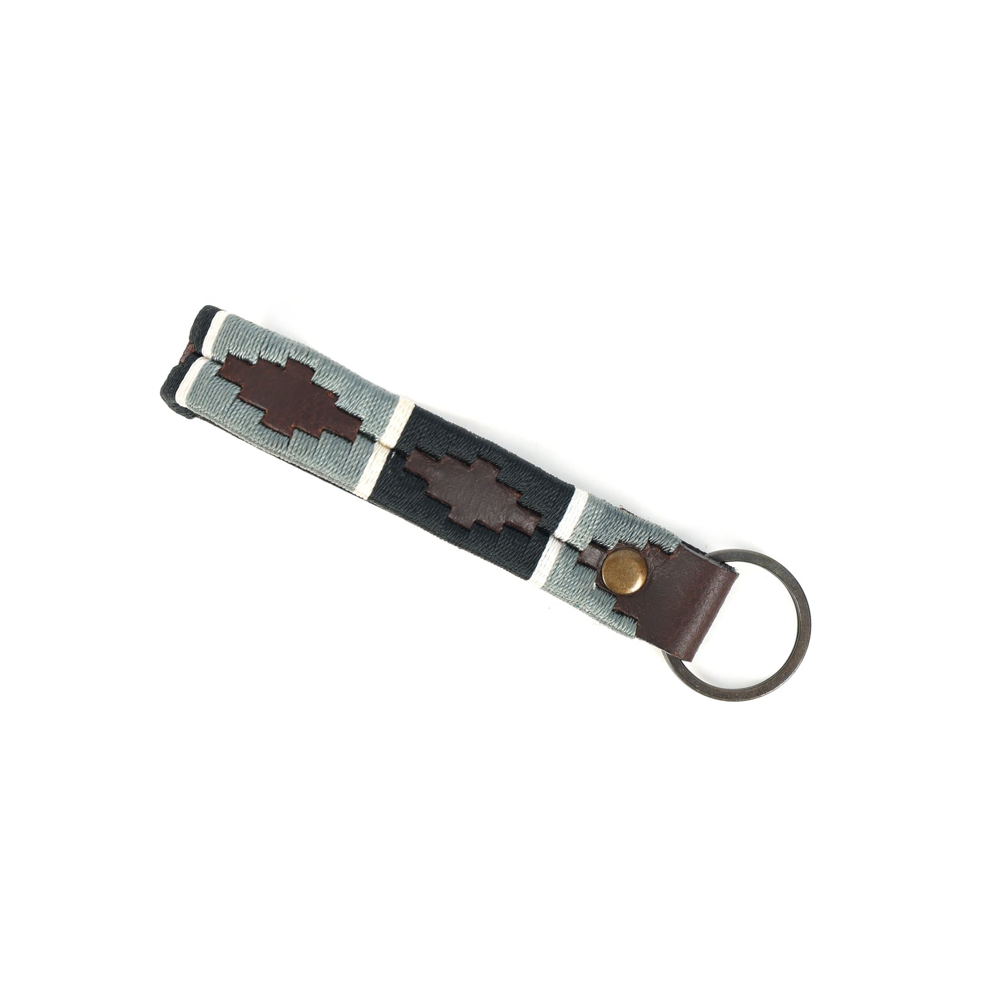Premium Brown Leather Polo Belt with Gold Buckle Stylish Webbing Design. LB-870