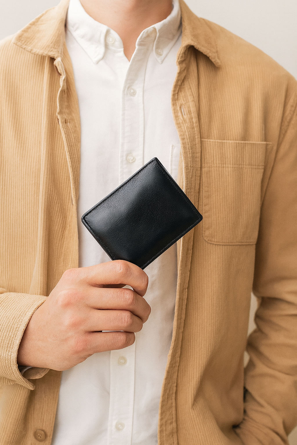 Celtic Black Color Pure Leather Wallet For Men, Art:- LA-1398