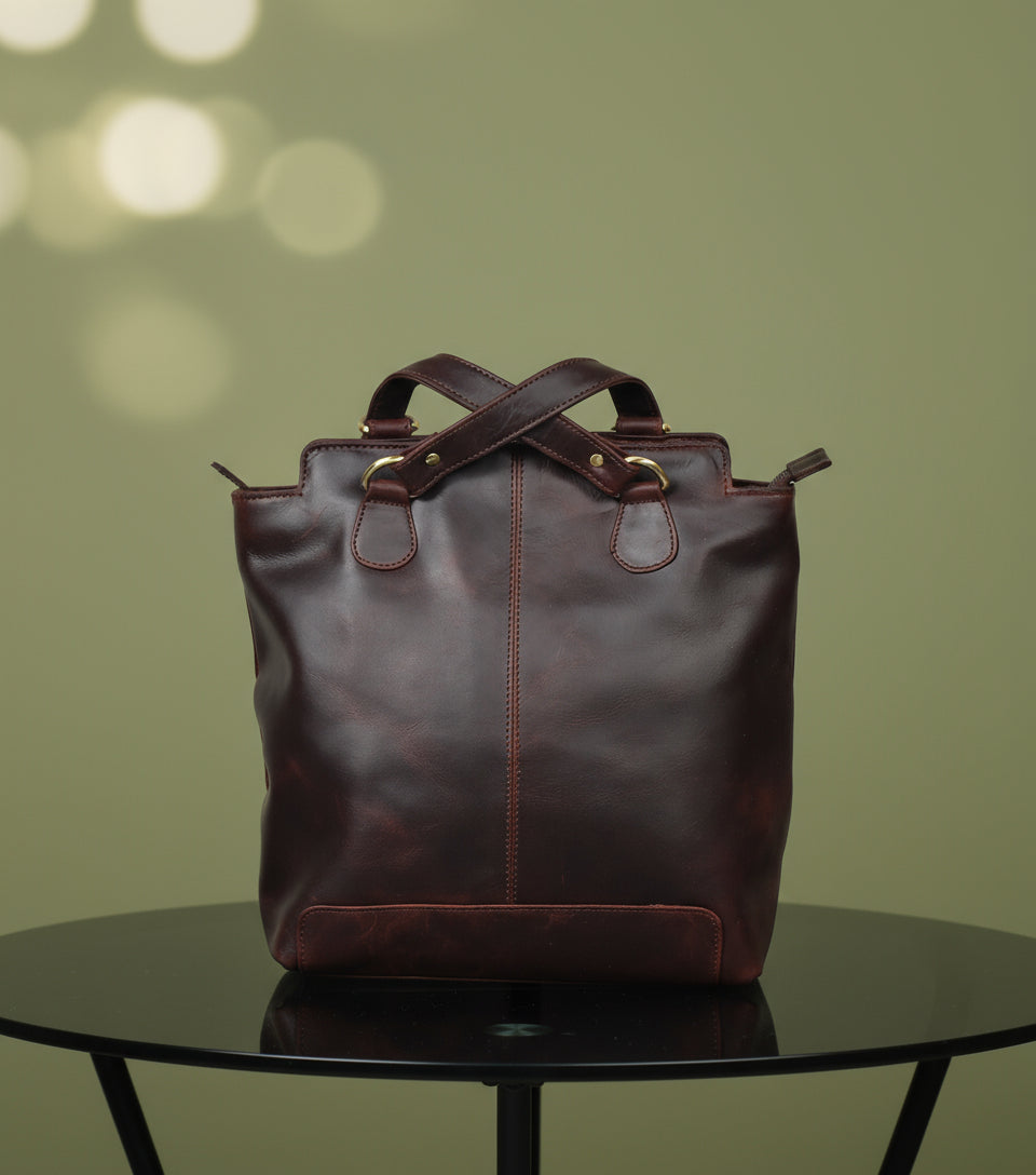 Experience Unmatched Style and Versatility with our Elevate Leather Backpack. - CELTICINDIA