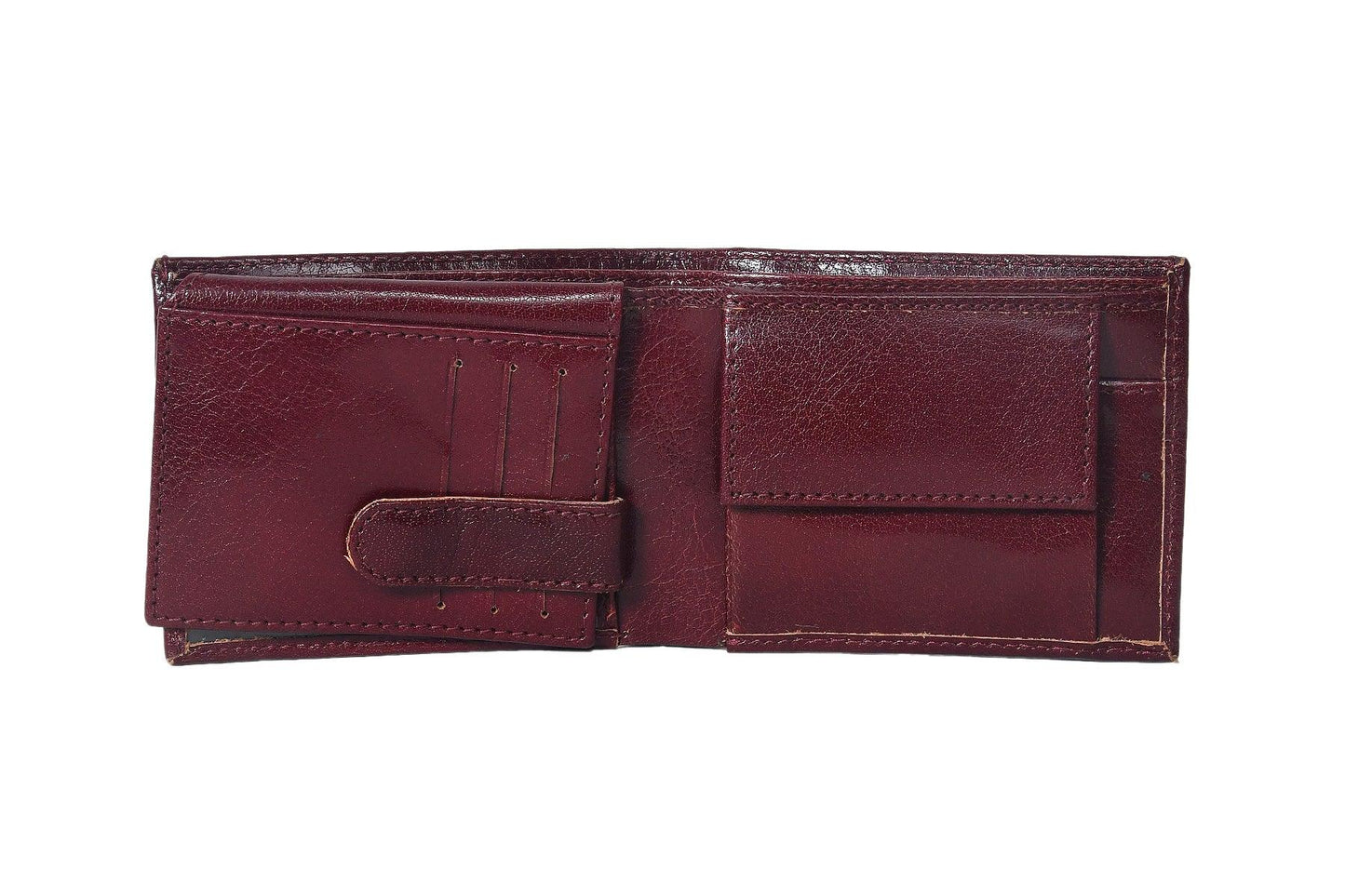 Celtic Burgundy Color Pure Leather Wallet For Men - CELTICINDIA