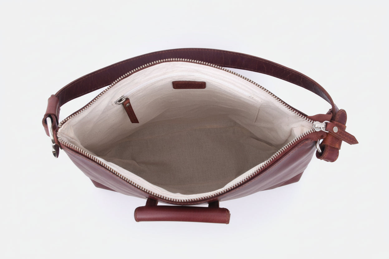 Brown Leather Sling Bag: The Classic Companion. - CELTICINDIA