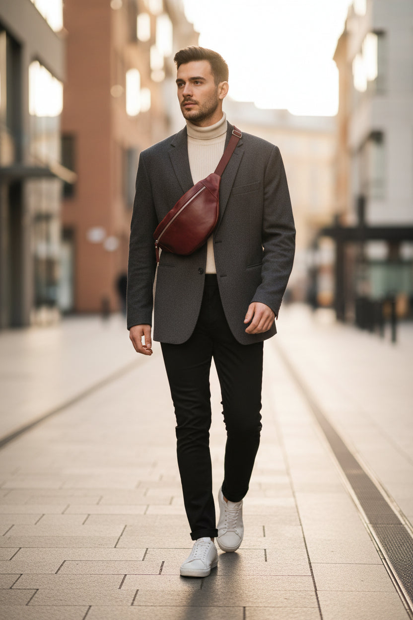 Celtic Leather Belt Pouch The Perfect Accessory for Easy Storage and Convenience. - CELTICINDIA