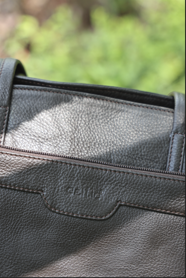 Elegant NDM Soft Leather Tote Bag  Luxurious, Spacious, and Versatile. Art:-BG-1609