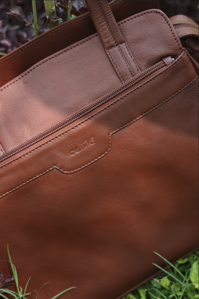 Elegant NDM Soft Leather Tote Bag  Luxurious, Spacious, and Versatile. Art:-BG-1609